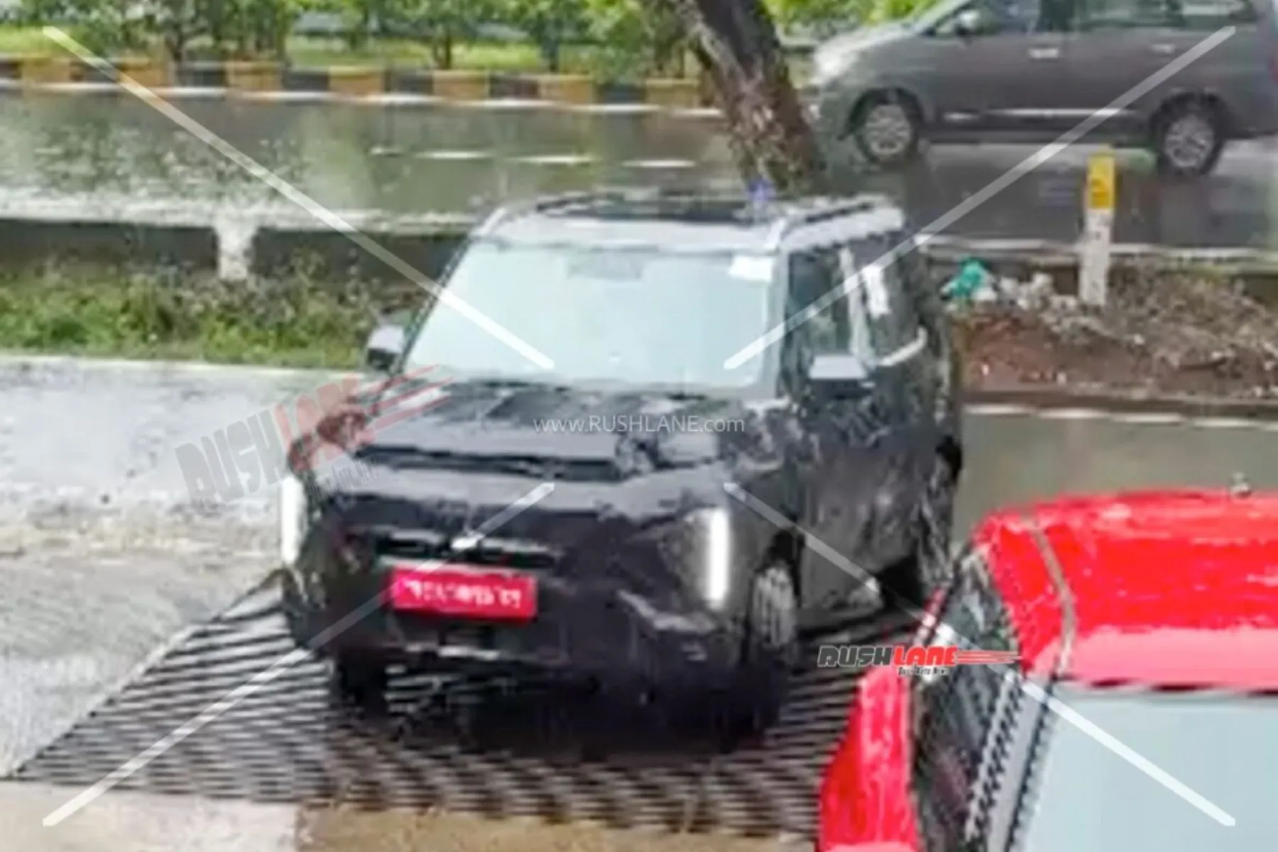 Kia Syros EV Spied in India
