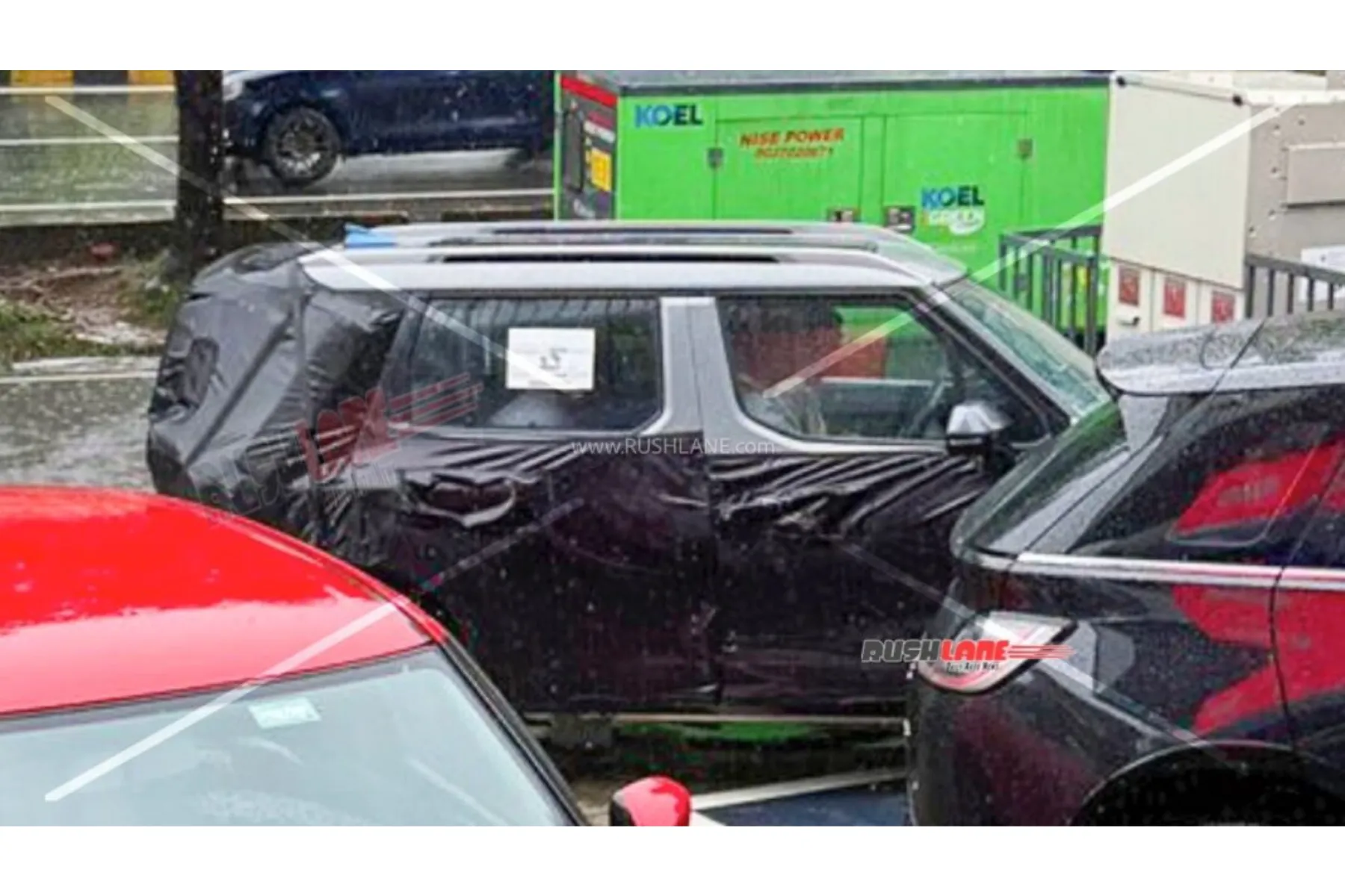 Kia Syros EV Spied in India