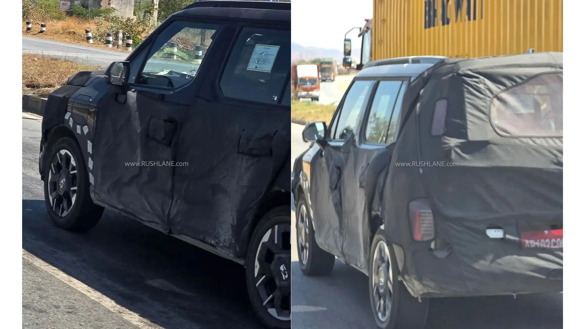 Kia Syros EV Spy Shots