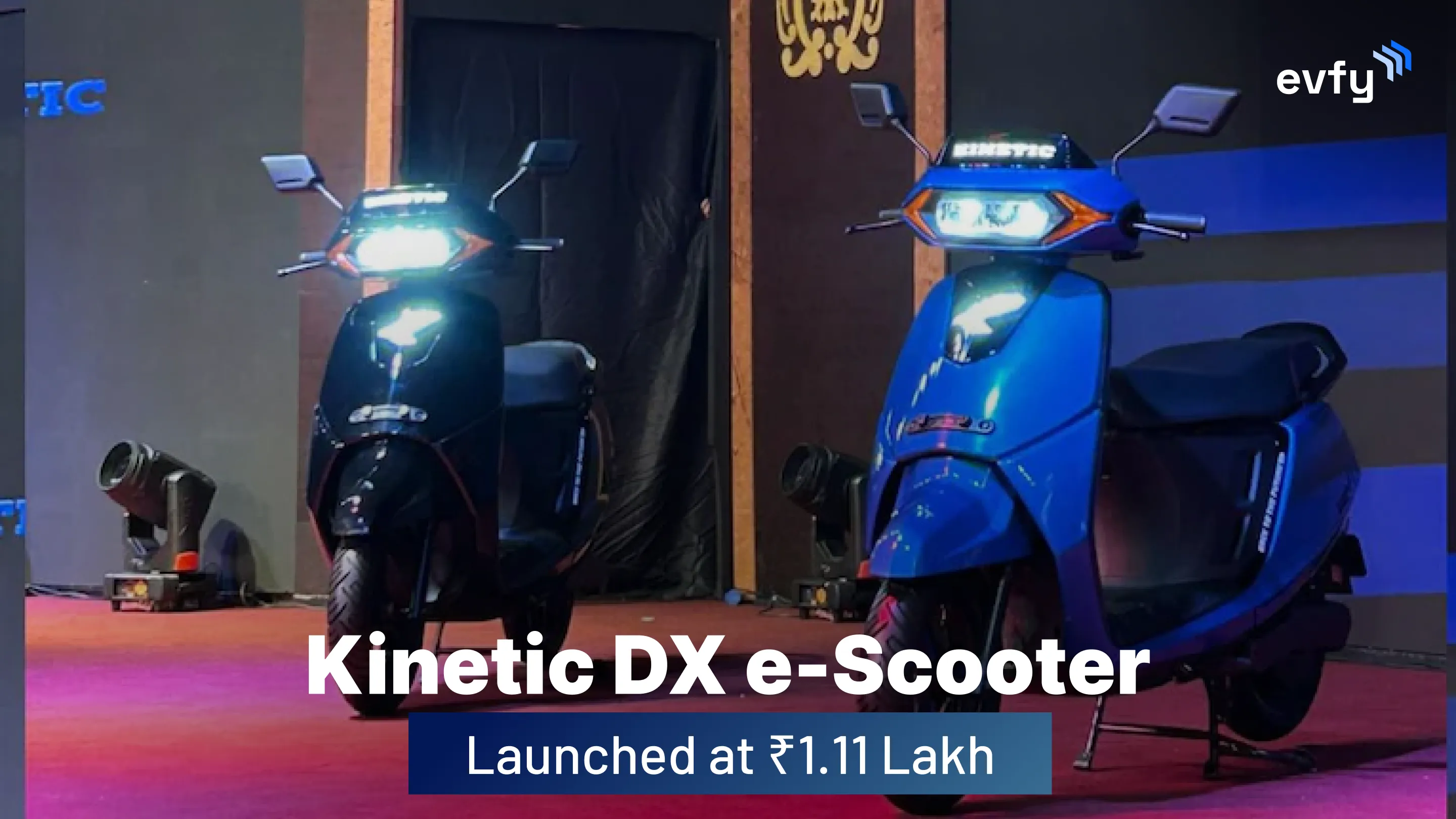 Kinetic DX e-Scooter Launched in India at Just ₹1.11 Lakh