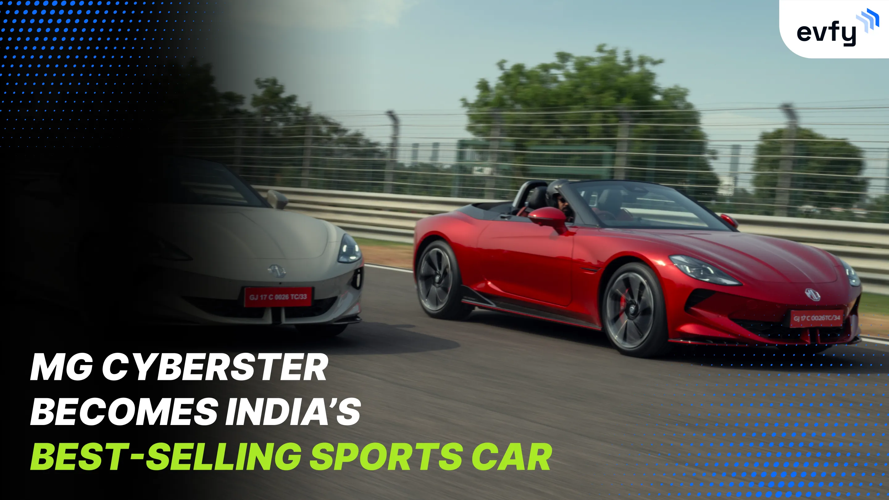 MG Cyberster Becomes India’s Best-Selling Sports Car — MG Ranks No.2 in Luxury EV Segment!