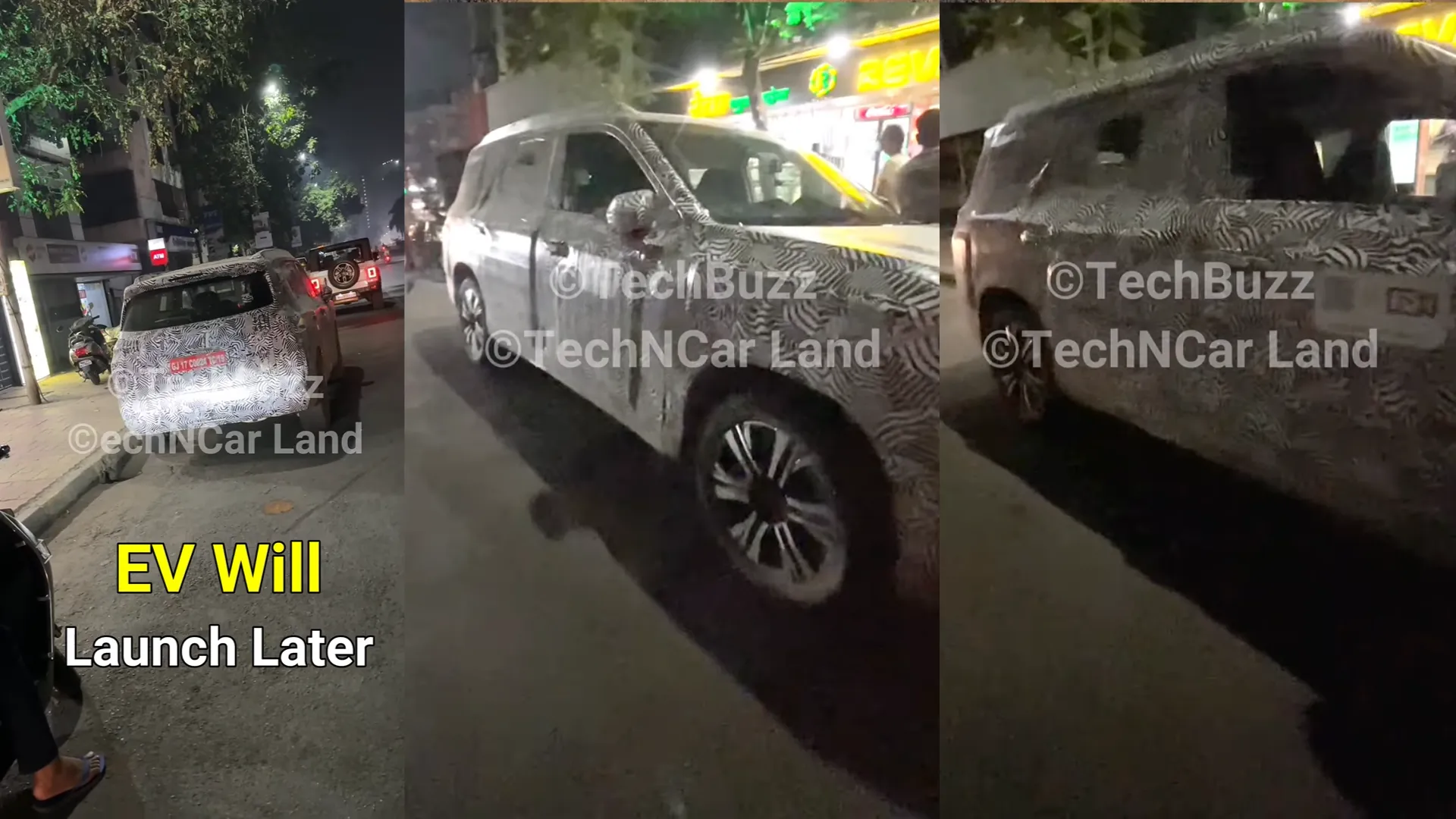 MG Starlight PHEV SUV Spied in India