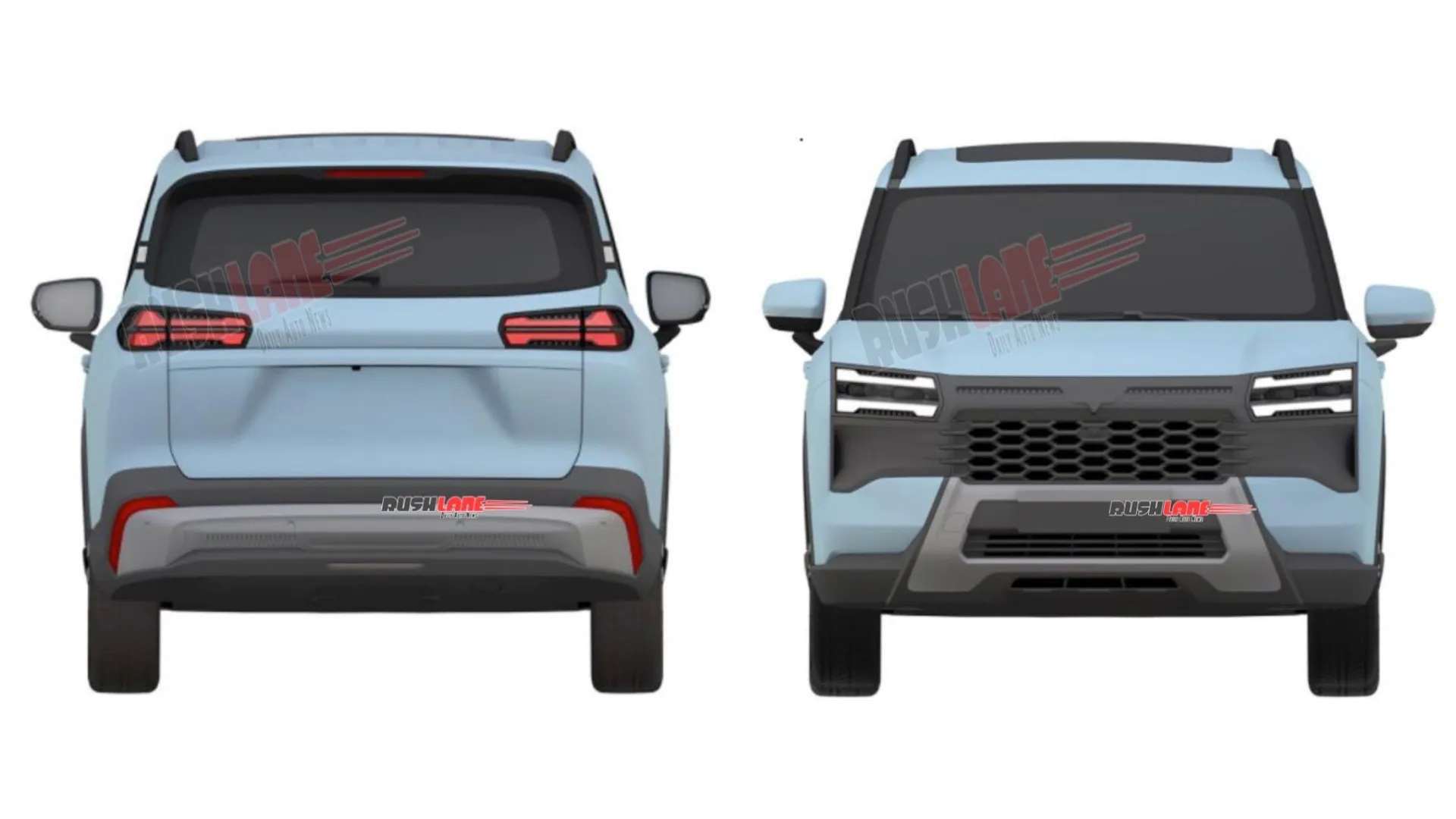 MG Starlight SUV Design Patented in India — XUV 7XO Rival