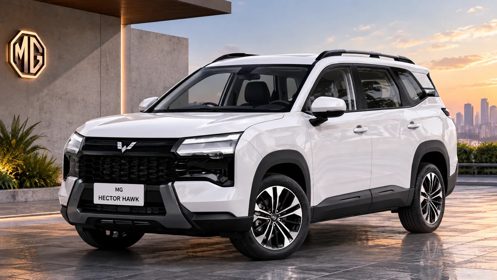 all new mg hector hawk