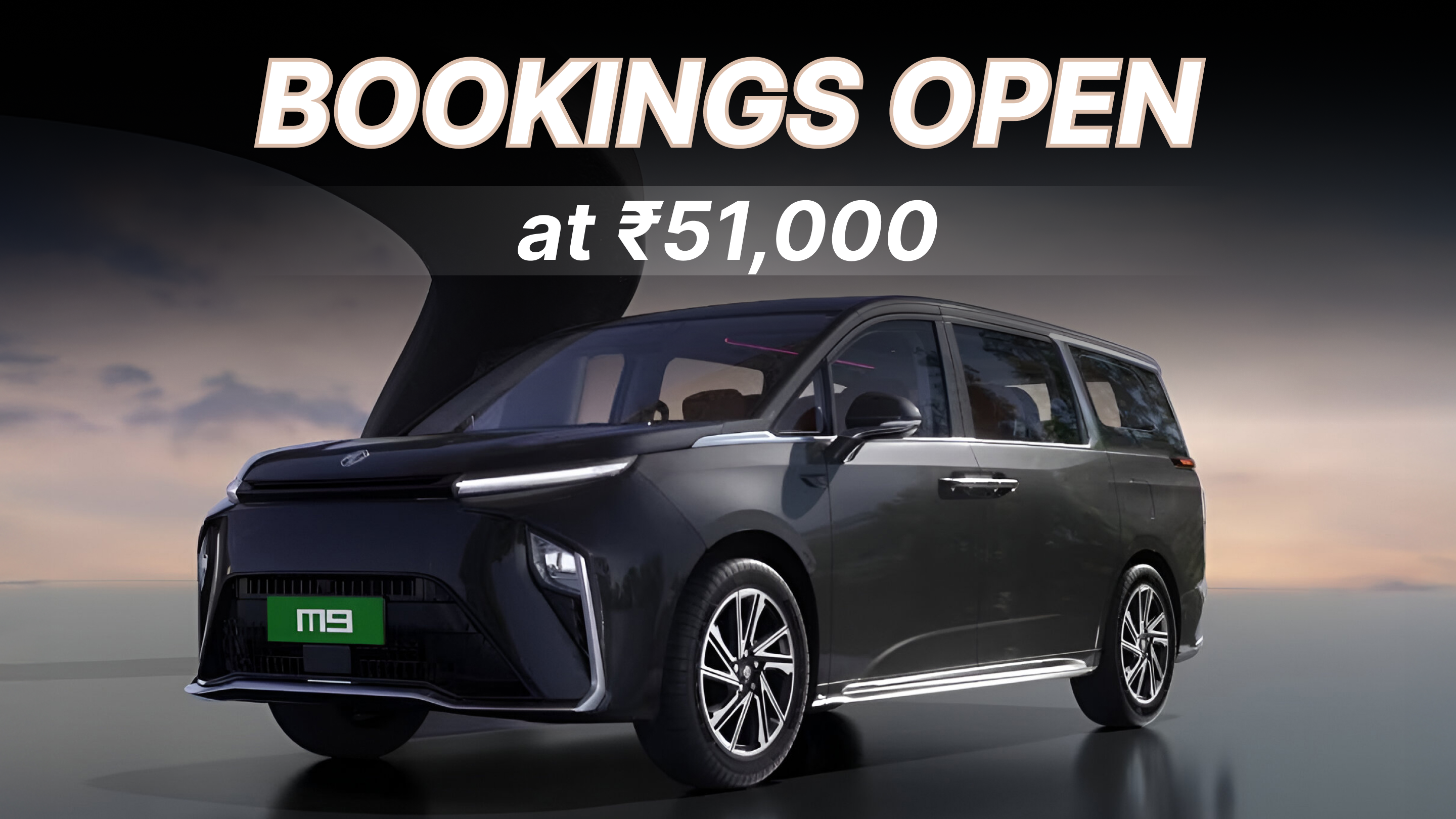 MG M9 Electric Limousine Bookings Are Open at ₹51,000