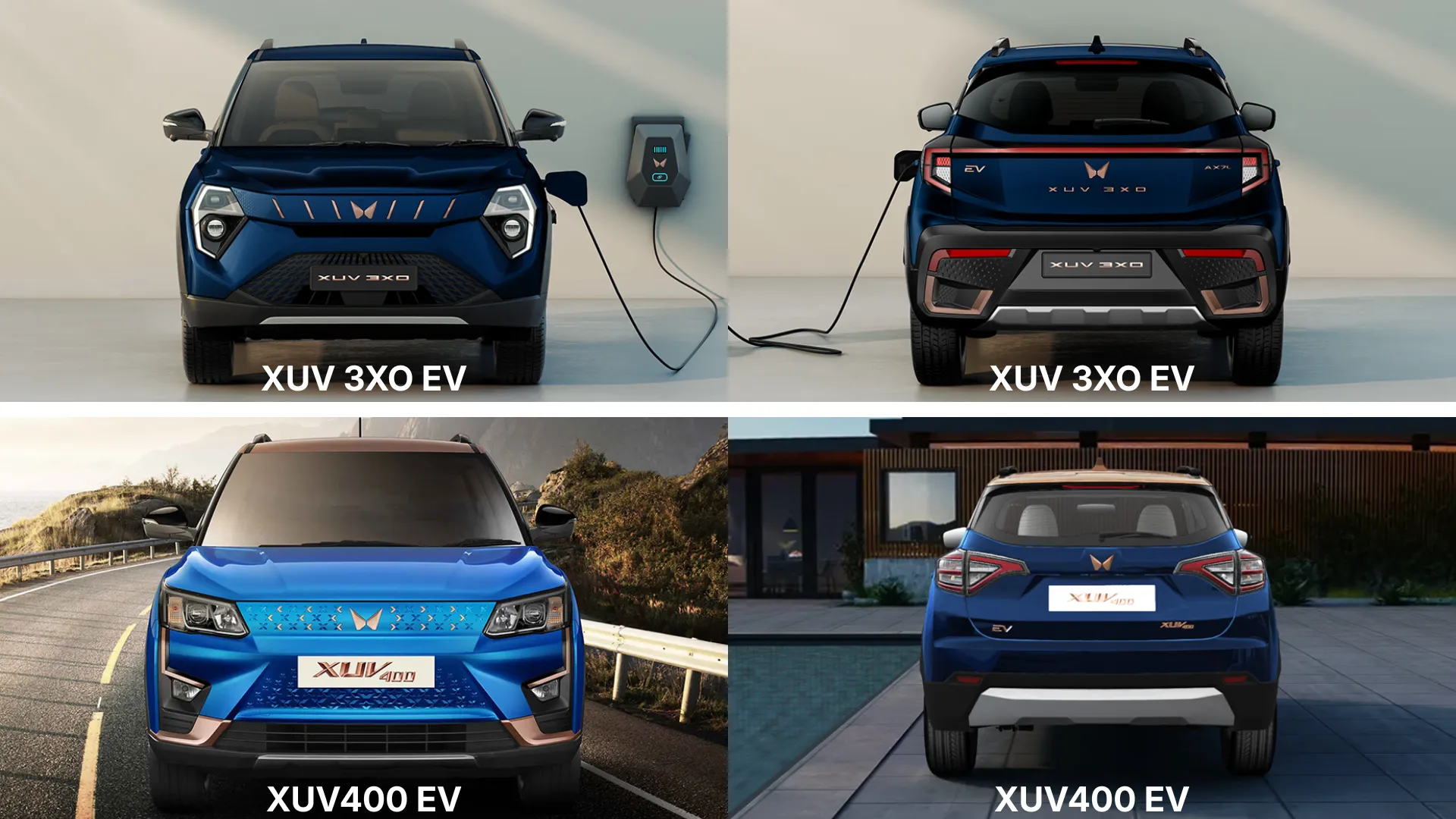 Mahindra XUV 3XO EV vs XUV400 - Exterior