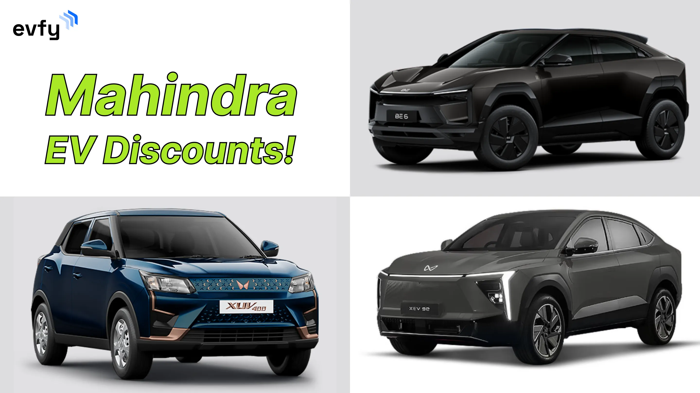 Mahindra Year-End EV Discounts Rack up to ₹3.25 Lakh