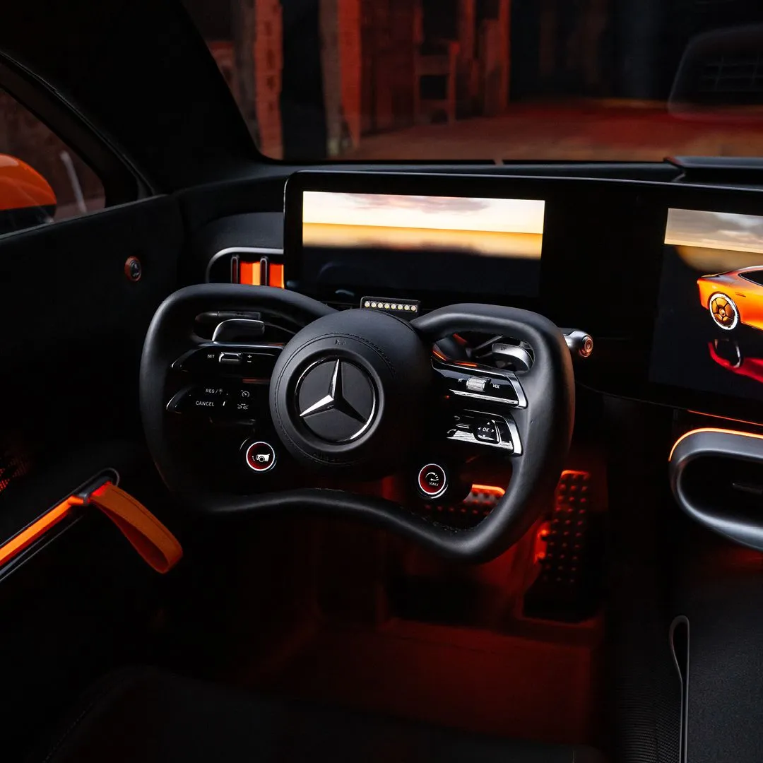 AMG GT XX steering wheel