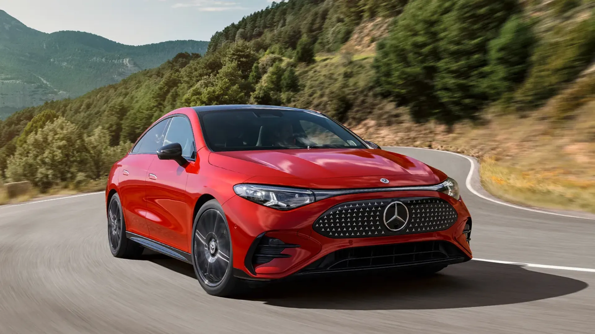 Mercedes Benz CLA EV 250 Plus - red