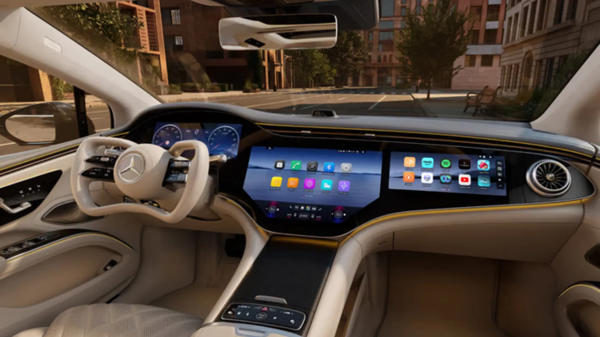 Mercedes Benz EQS Facelift - Interior and Dashboard