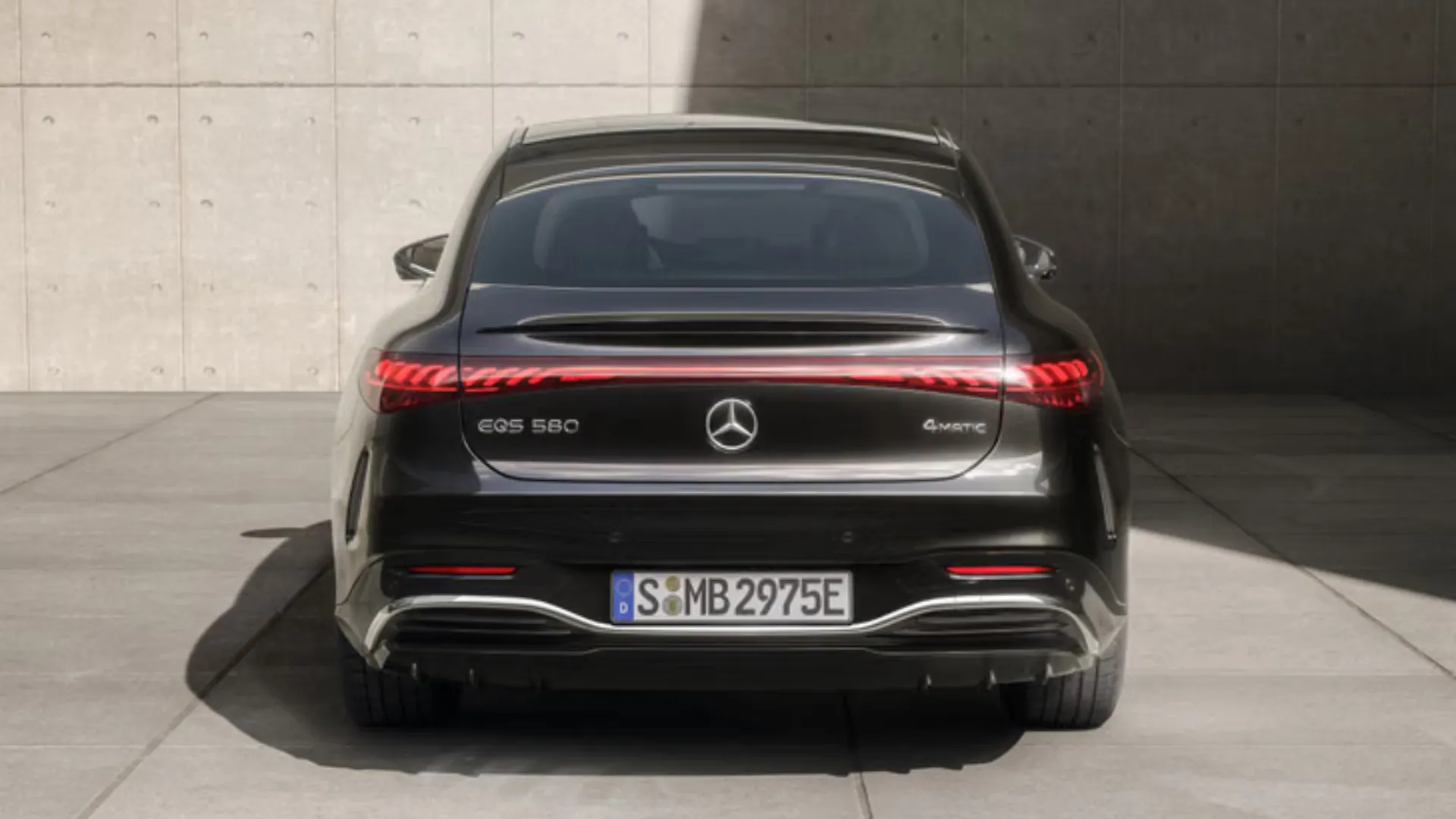 Mercedes Benz EQS Facelift - Rear
