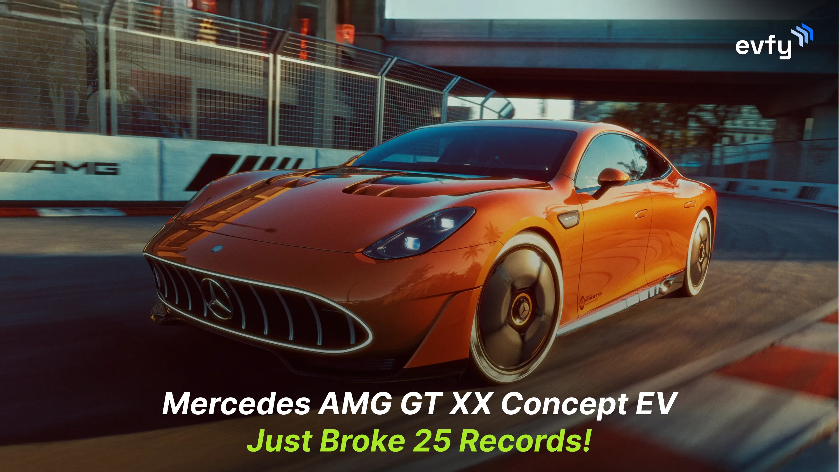 Mercedes AMG GT XX Concept EV Just Broke 25 Records!
