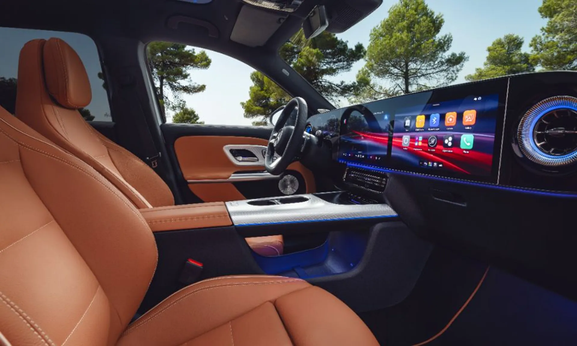 Mercedes-Benz GLB EV Interior Revealed