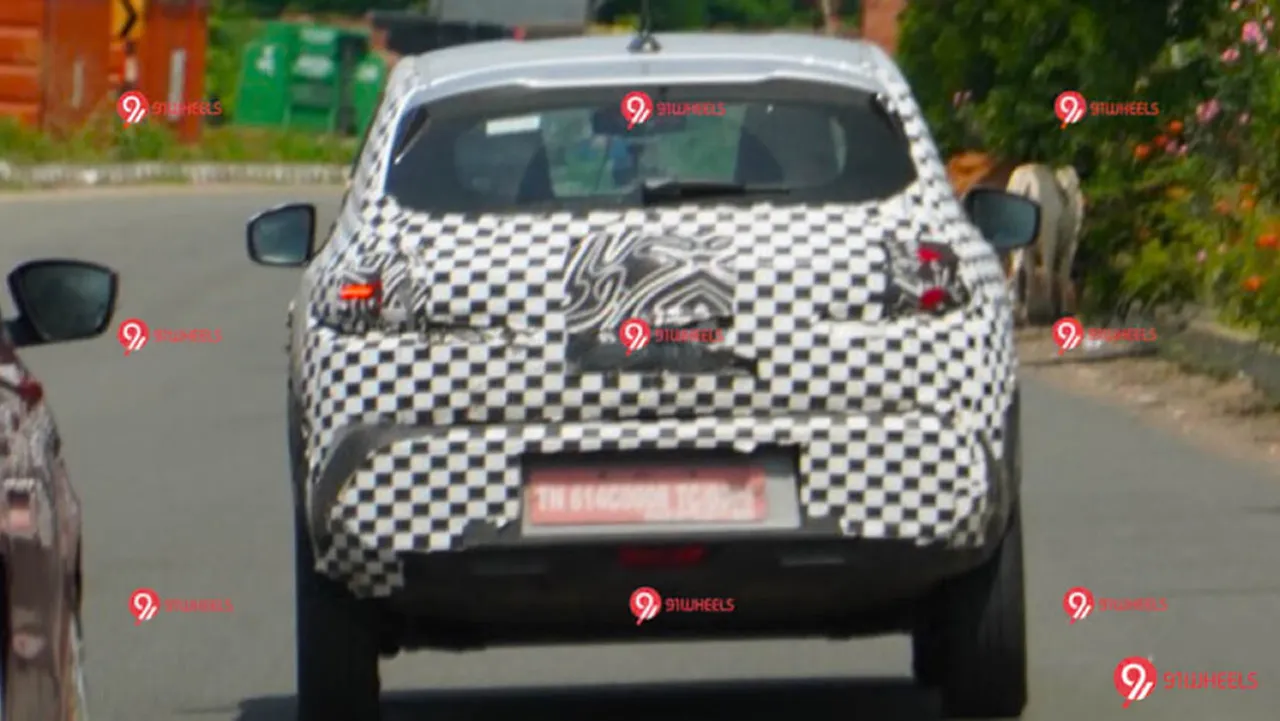 New Renault Kwid EV Spotted Testing in India