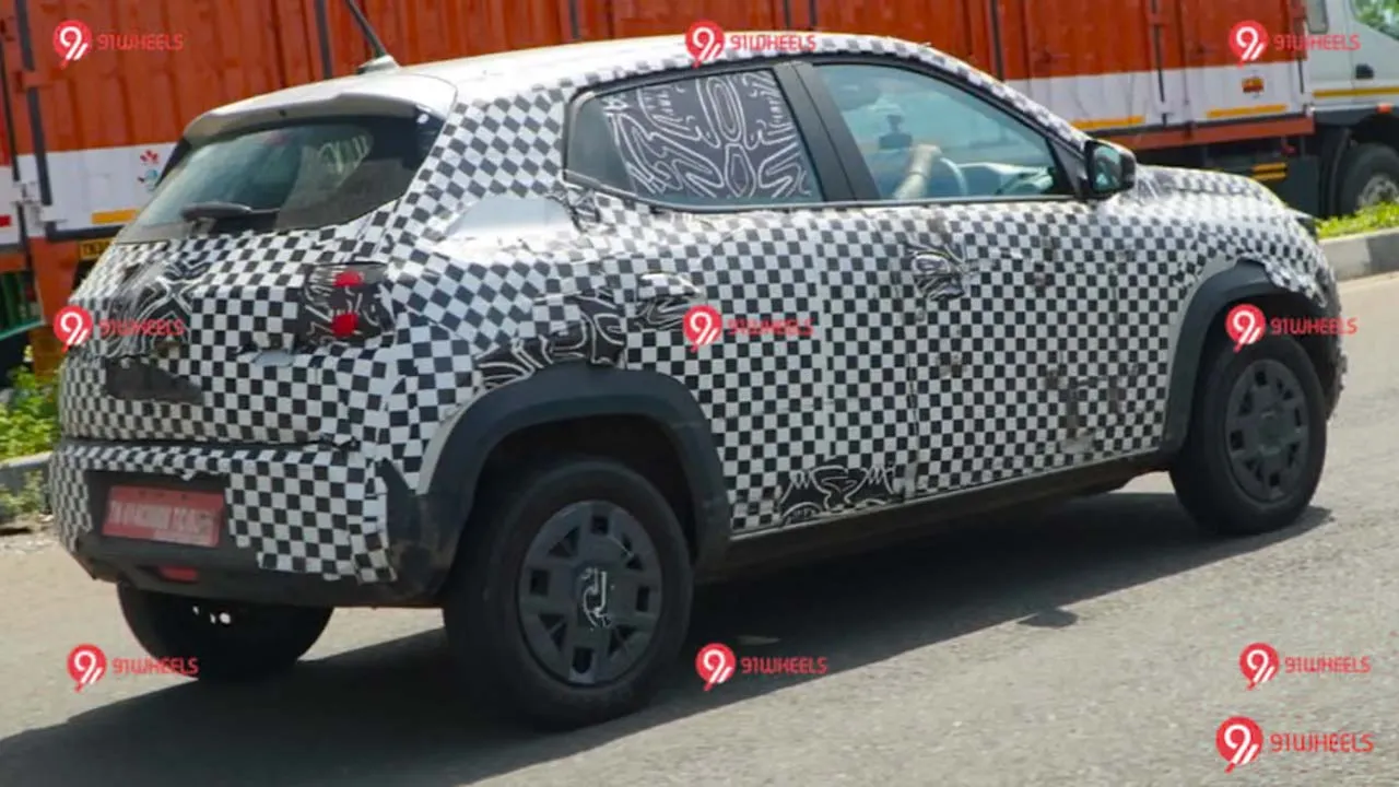 New Renault Kwid EV Spotted Testing in India