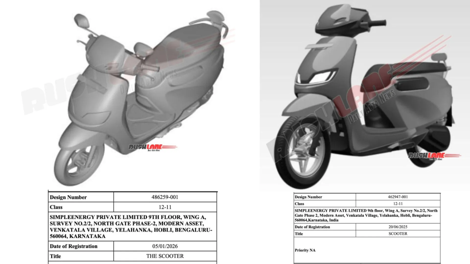 New Simple Family Scooter Patented — iQube Rival Design Leaked