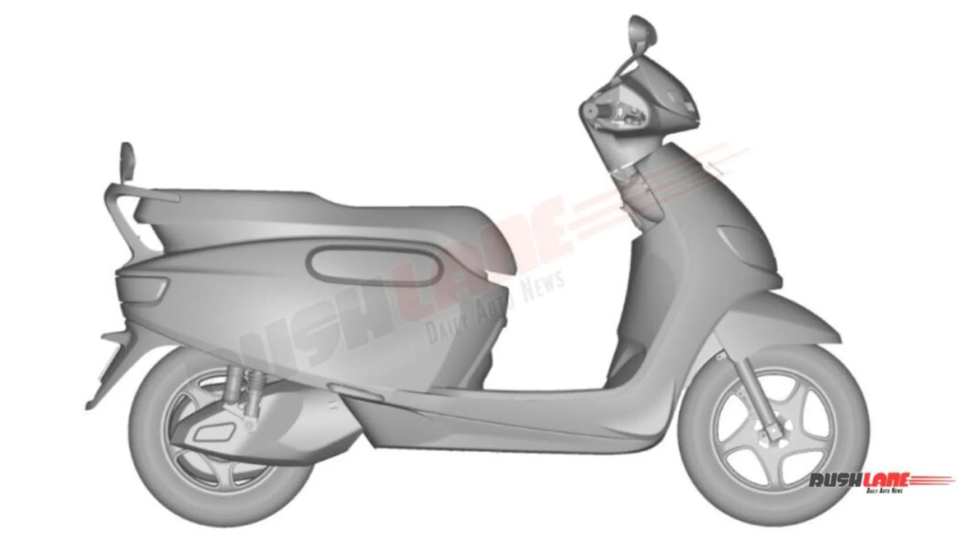 New Simple Family Scooter Patented — iQube Rival Design Leaked