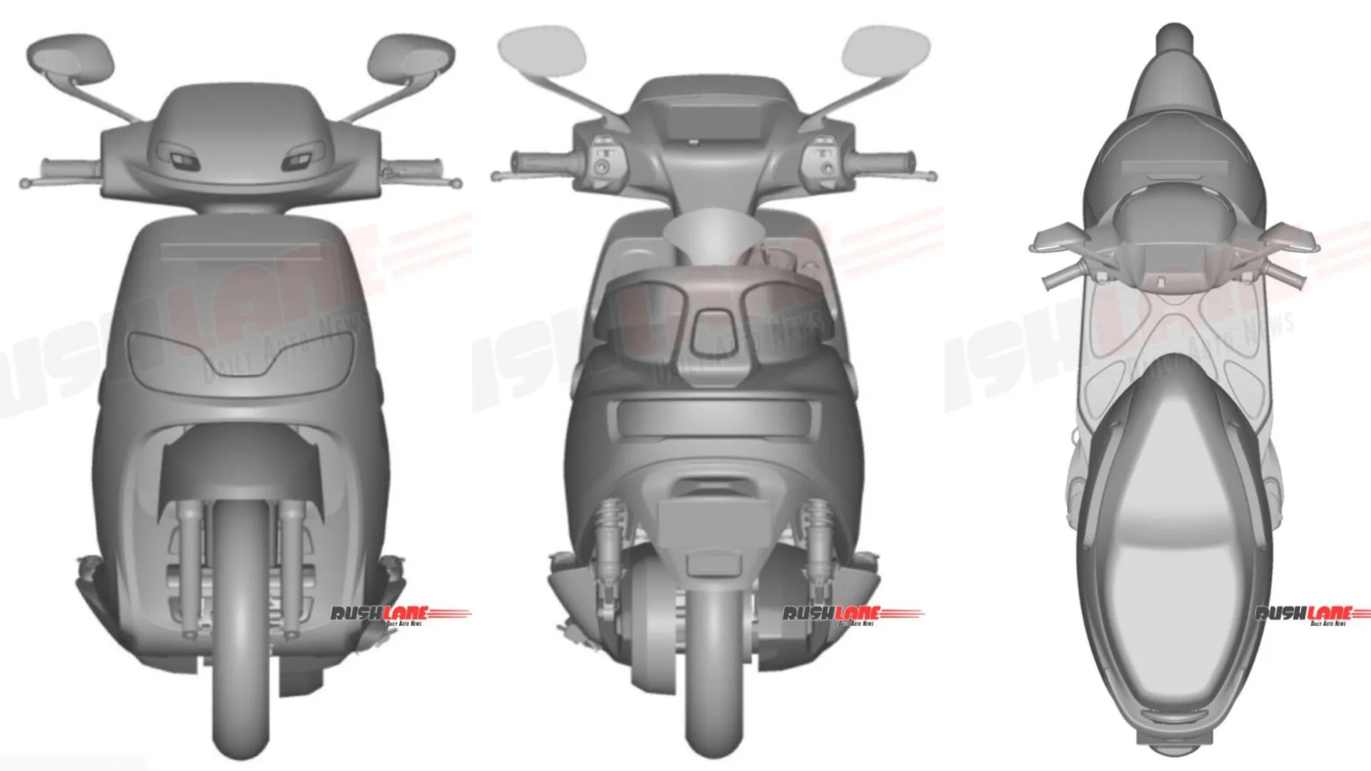 New Simple Family Scooter Patented — iQube Rival Design Leaked