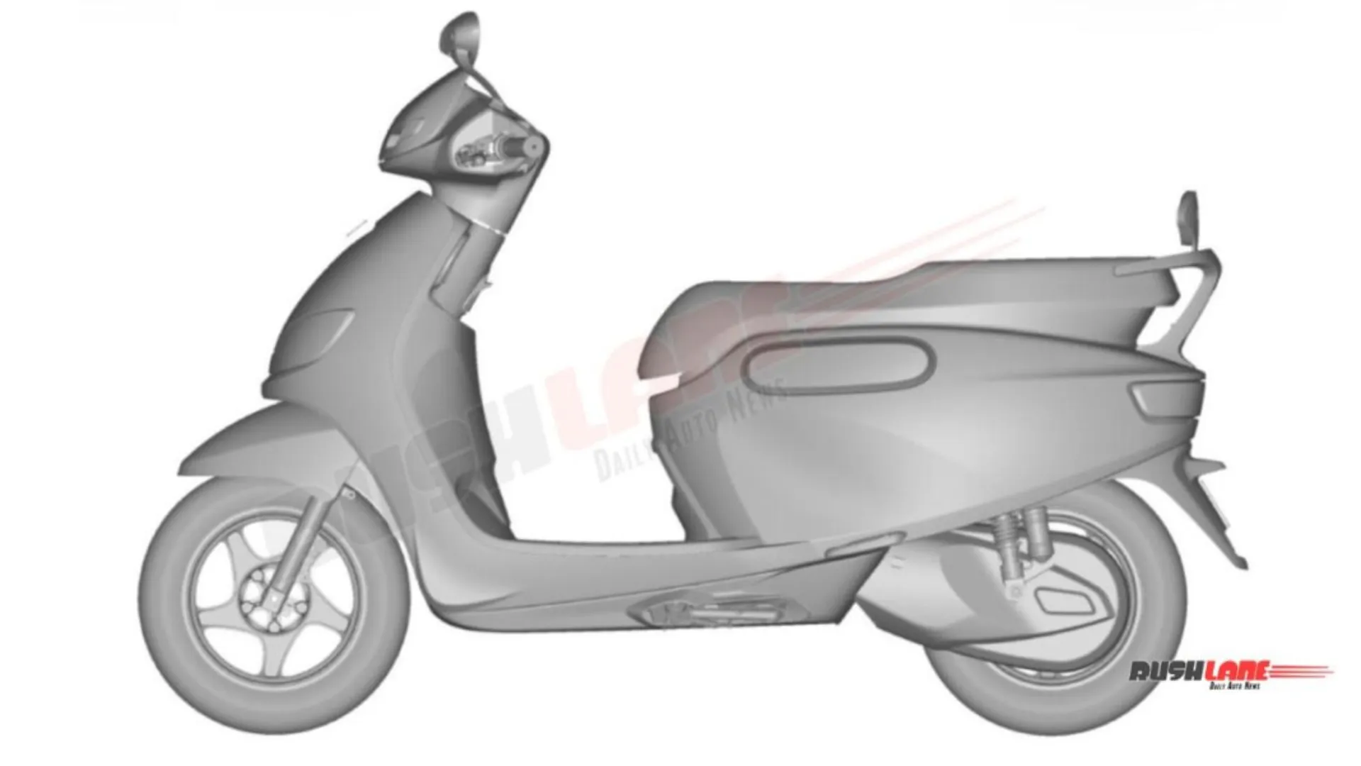 New Simple Family Scooter Patented — iQube Rival Design Leaked