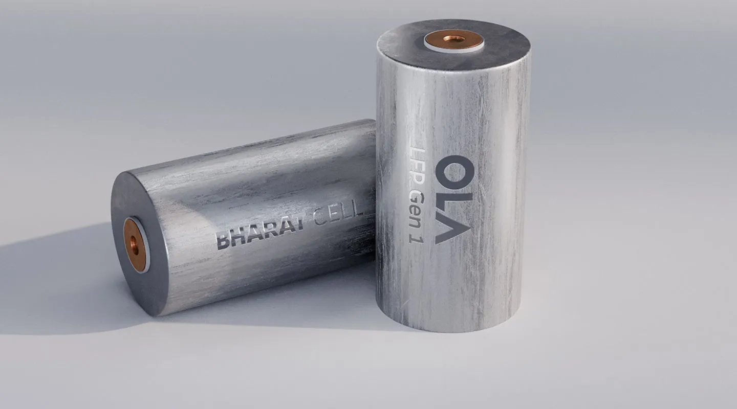 Ola Electric Becomes First Indian Company To Secure BIS Certification For Indigenous 46100 LFP Battery Cell