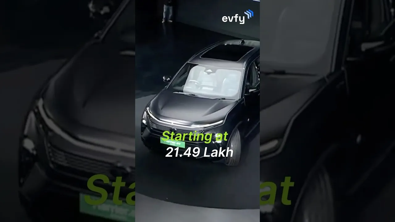 Tata Harrier goes green with best of electric tech!⚡️@tata.evofficial