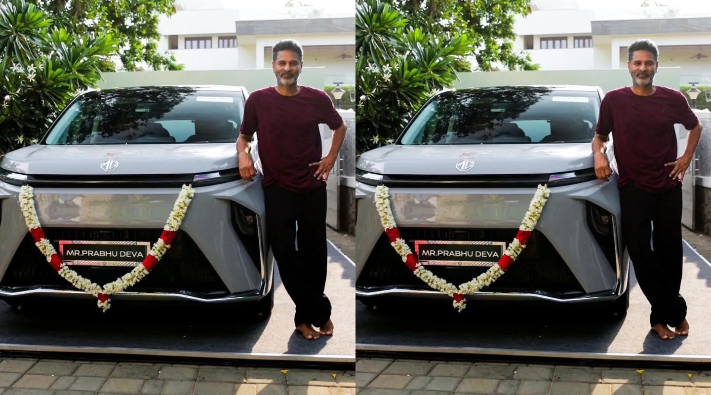 Prabhu Deva Takes Delivery Of MG M9 Luxury MPV Through MG SELECT