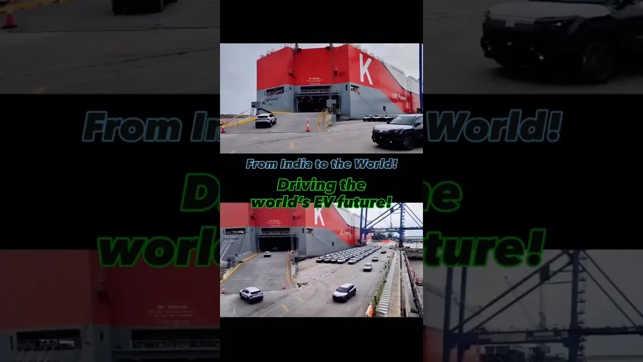 🚢From India to the World! Suzuki kickstarts exports of its first all-electric SUV the e VITARA