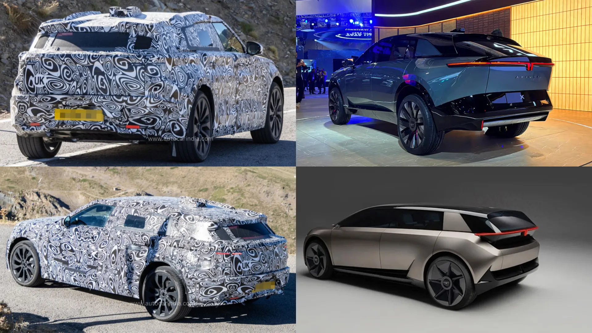 Range Rover Velar EV Spied Testing — Inspired by Tata Avinya?