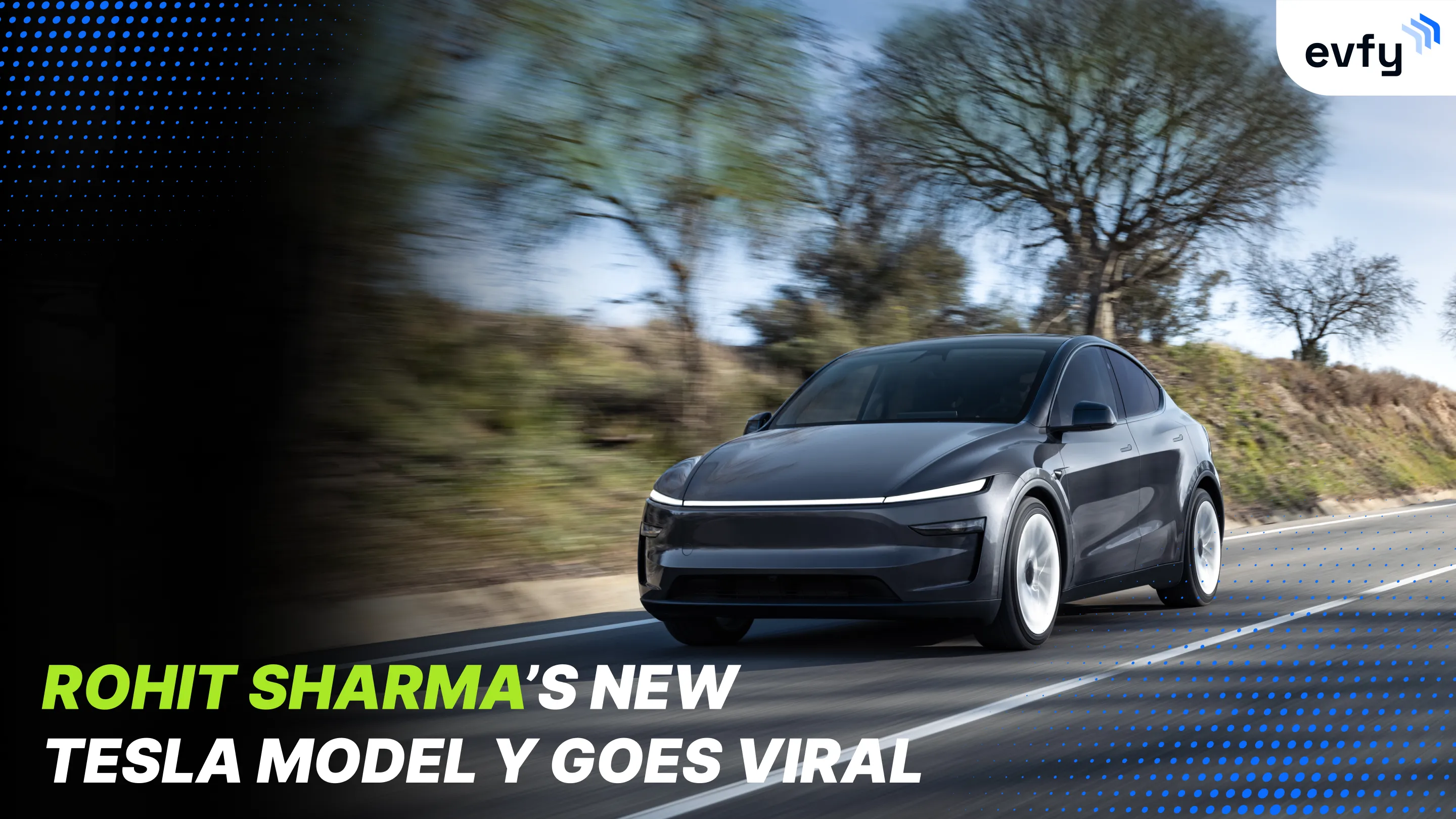 Rohit Sharma’s New Tesla Model Y Goes Viral — Elon Musk Reacts to the Indian Cricket Captain’s Stylish Ride