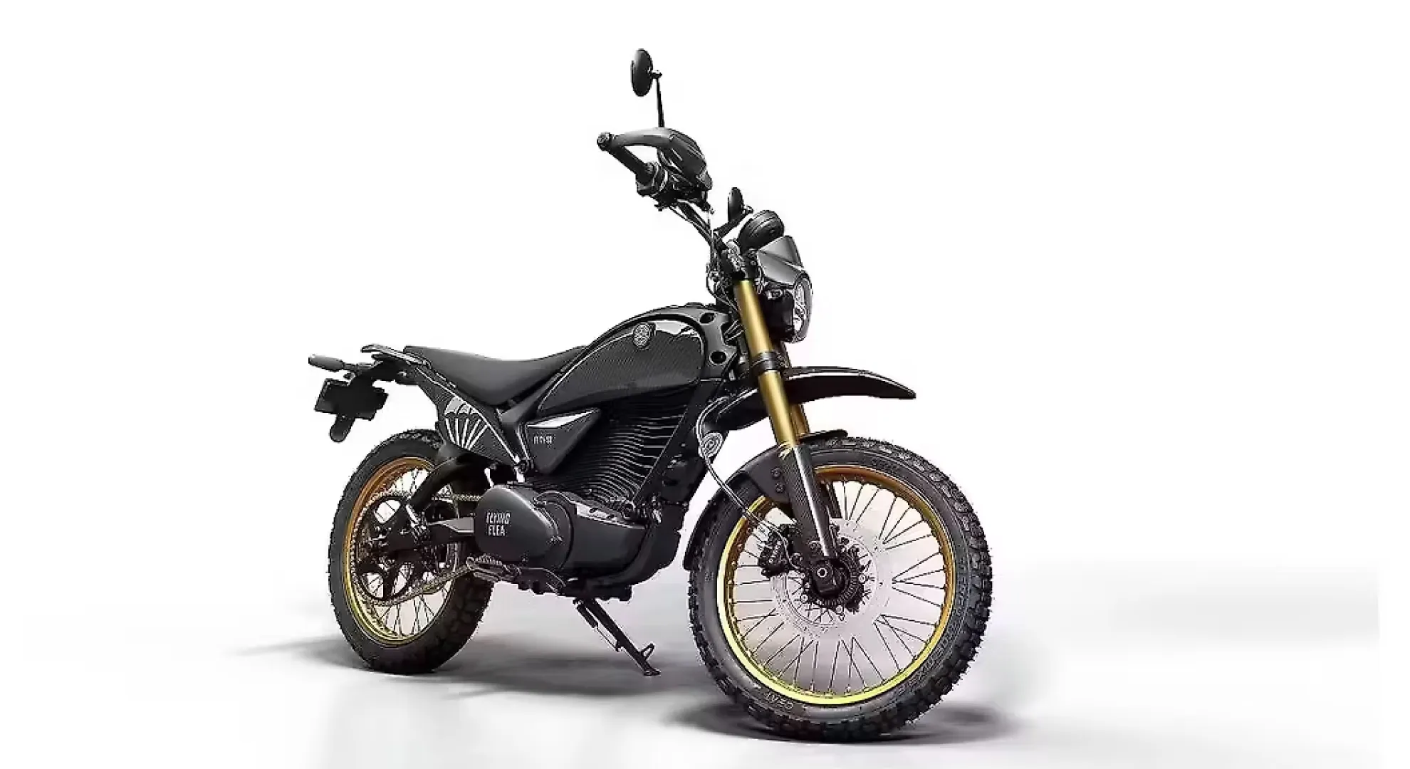 Royal Enfield Flying Flea FF.S6 Scrambler Unveiled - Electric, front profile