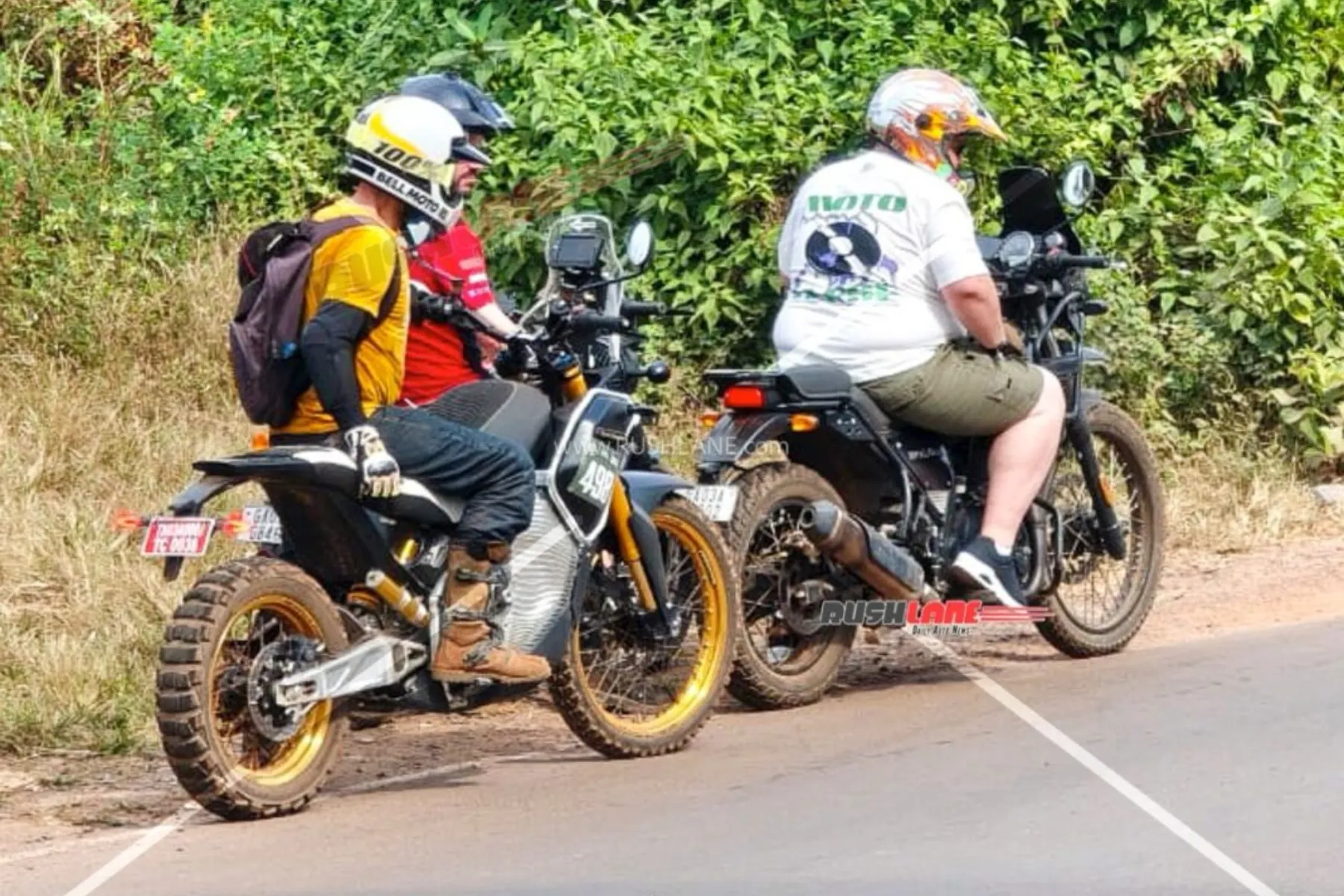 Royal Enfield Him-E spotted