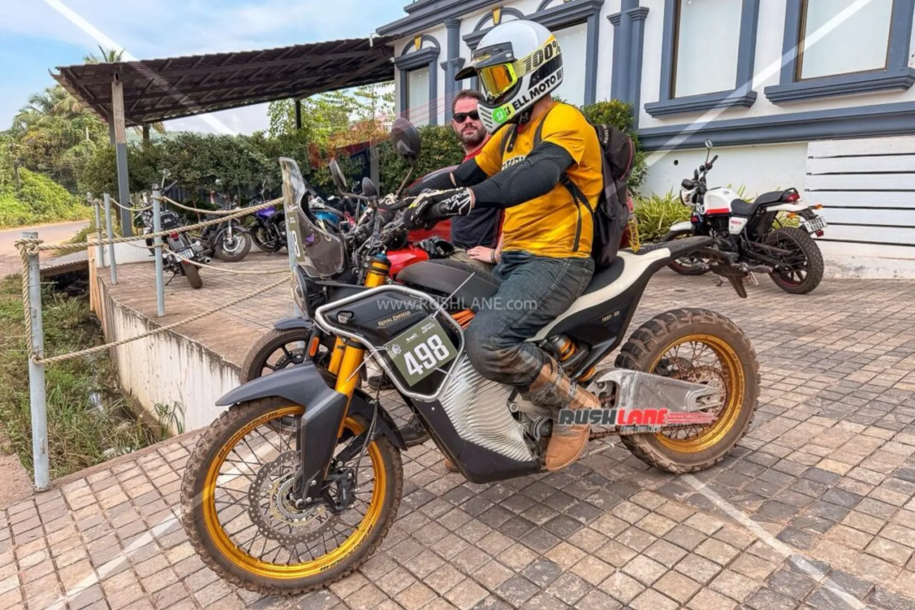 Royal Enfield Him-E spotted