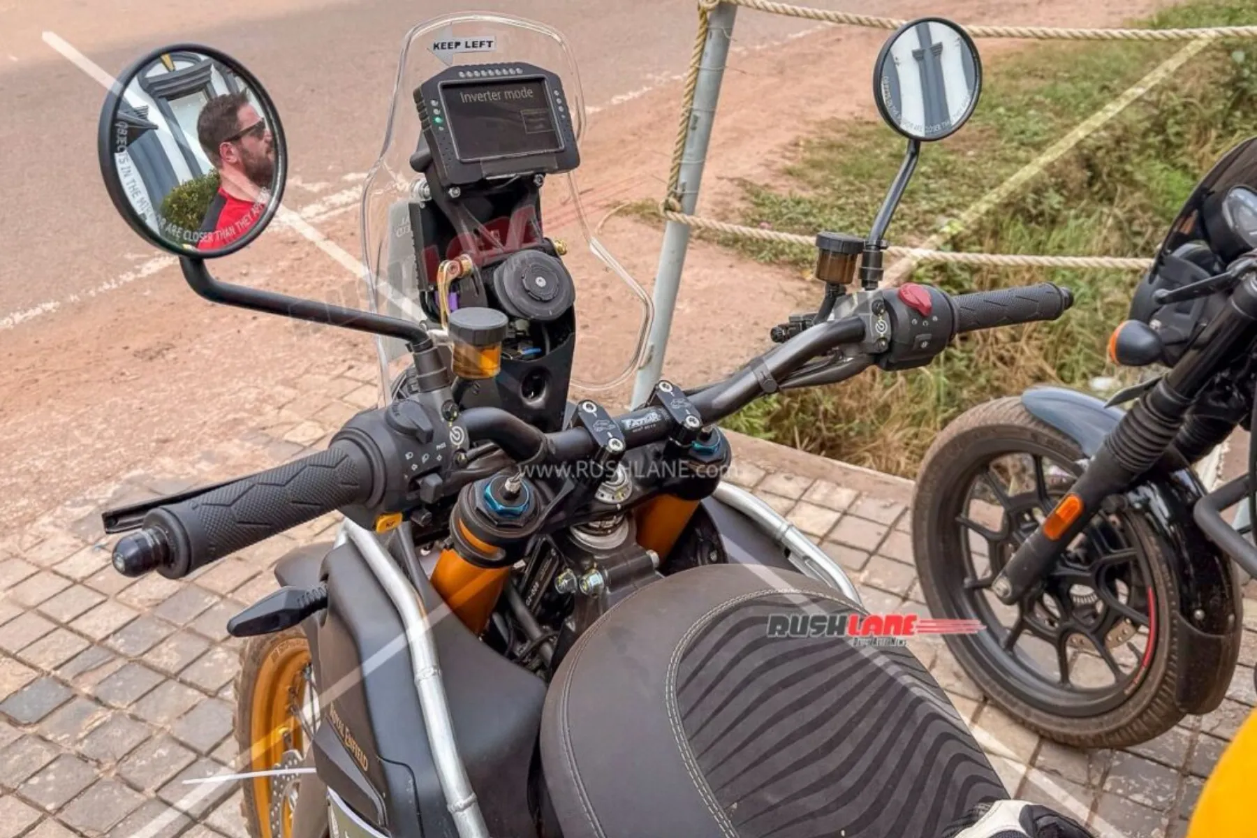 Royal Enfield Him-E spotted