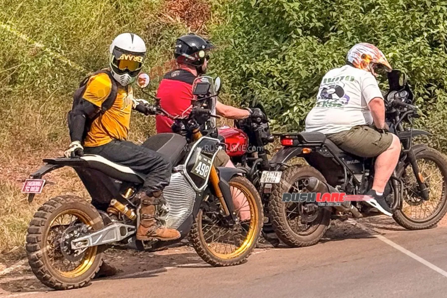 Royal Enfield Him-E spotted