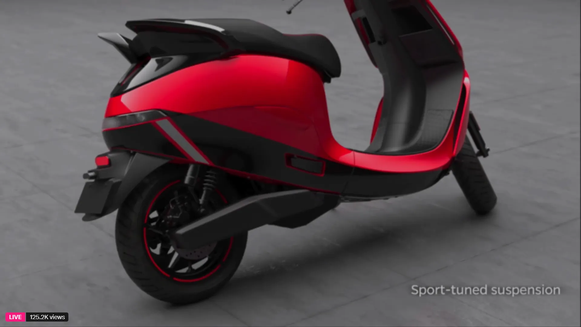 OLA S1 Pro Sport rear and wheels