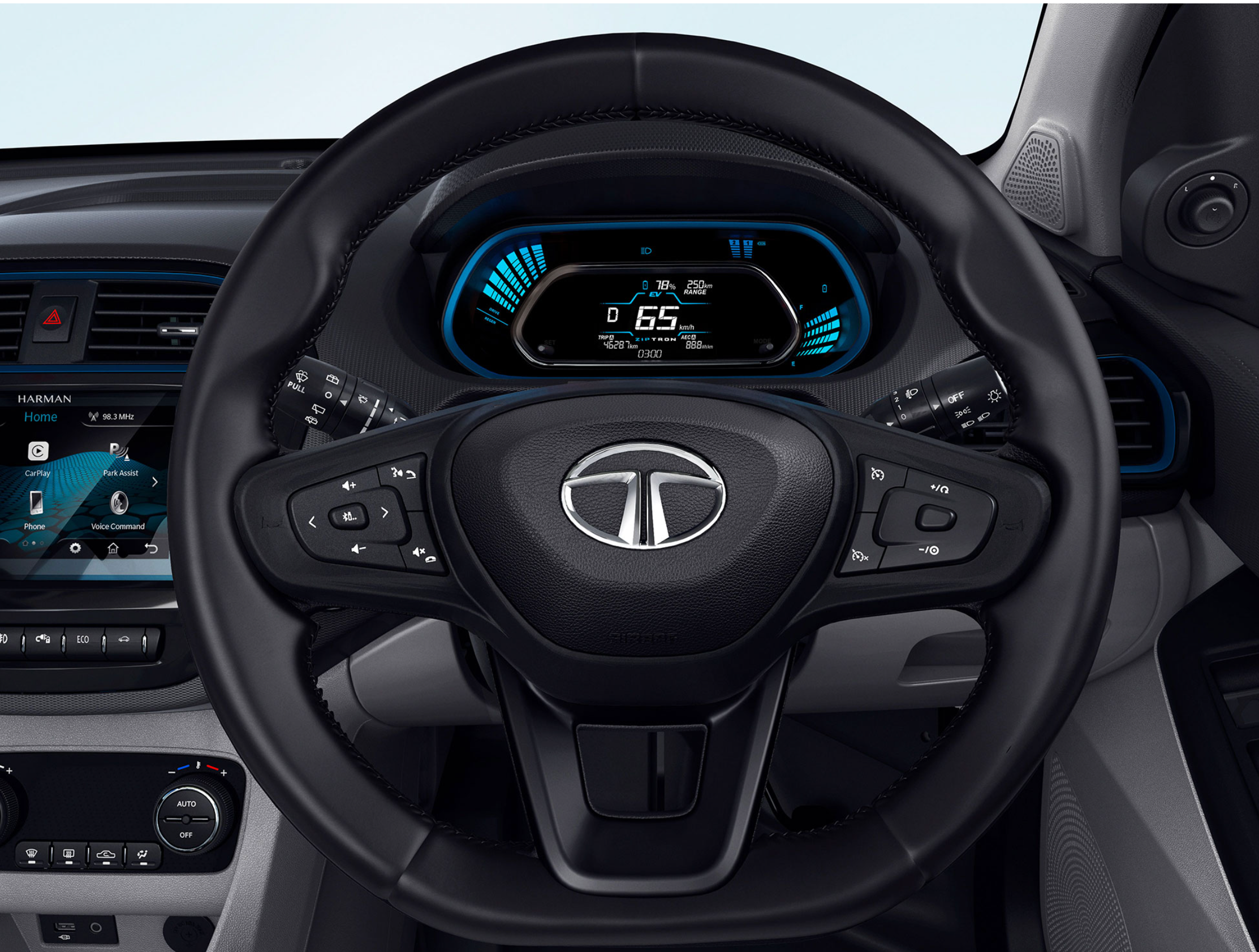 tata tiago ev interior