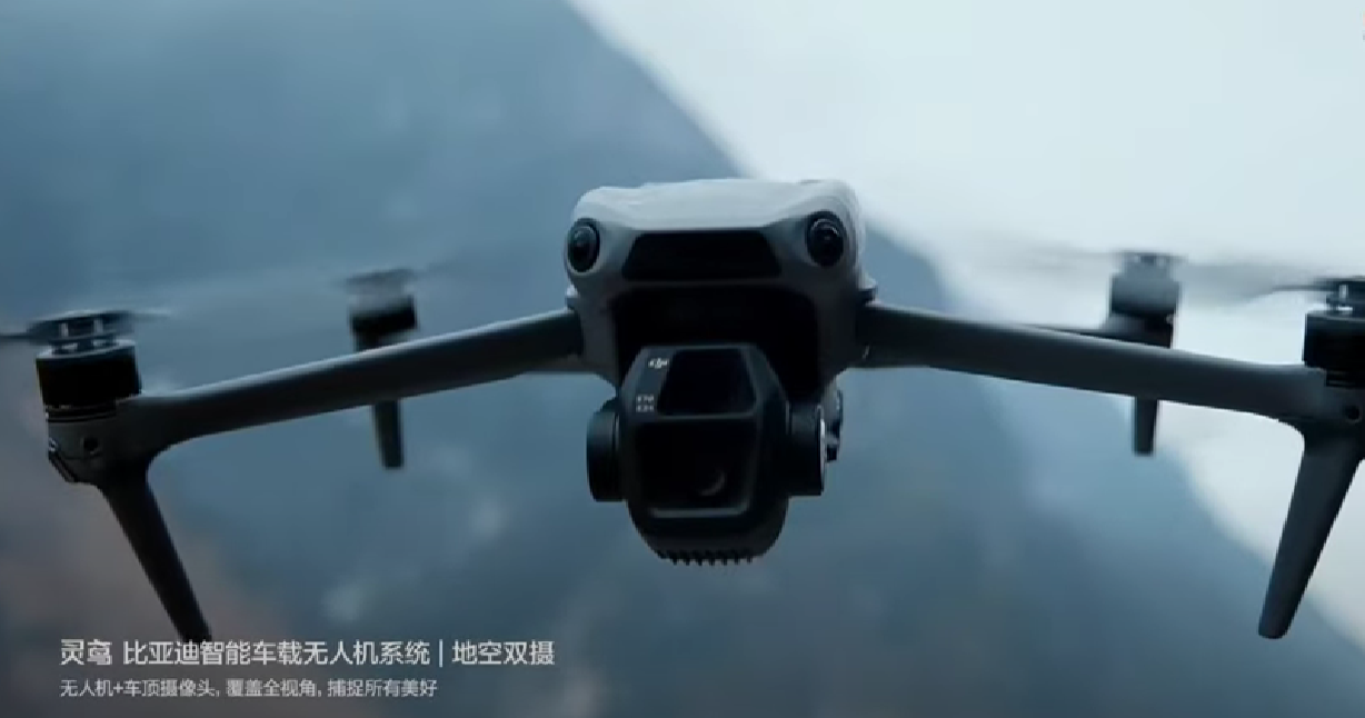 byd cars with dji drones