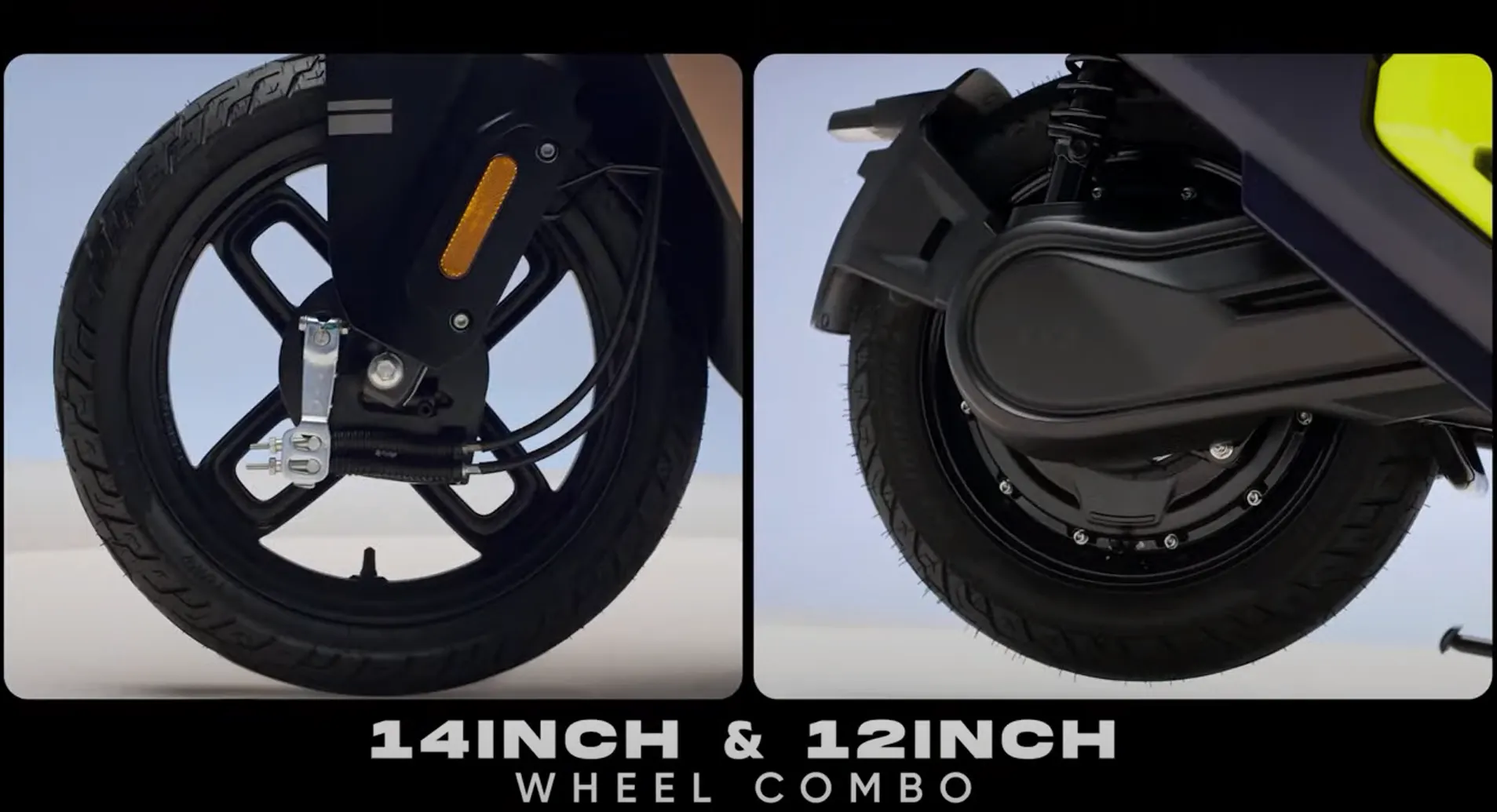 TVS Orbiter EV Wheels Front and Rear
