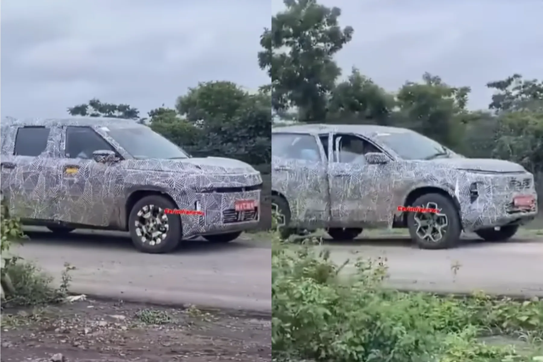 Sierra EV and Safari EV Spied