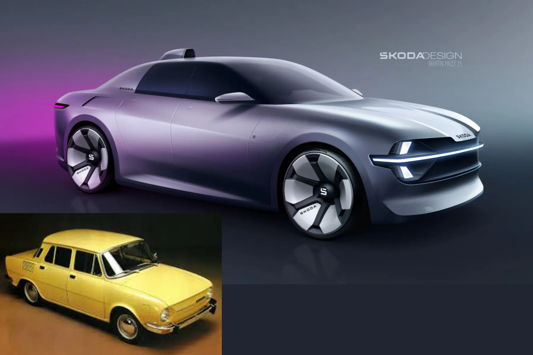 Skoda 100 Concept - design