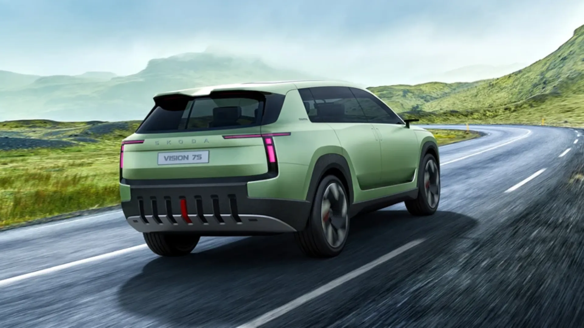 Skoda Vision 7S - Skoda Peaq - Rear