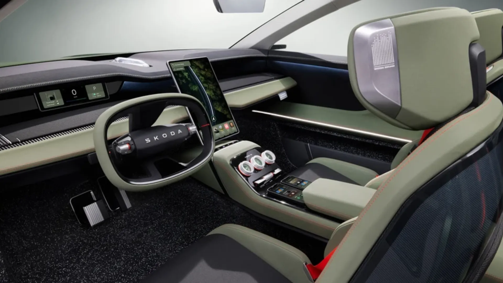 Skoda Vision 7S - Skoda Peaq - Dashboard