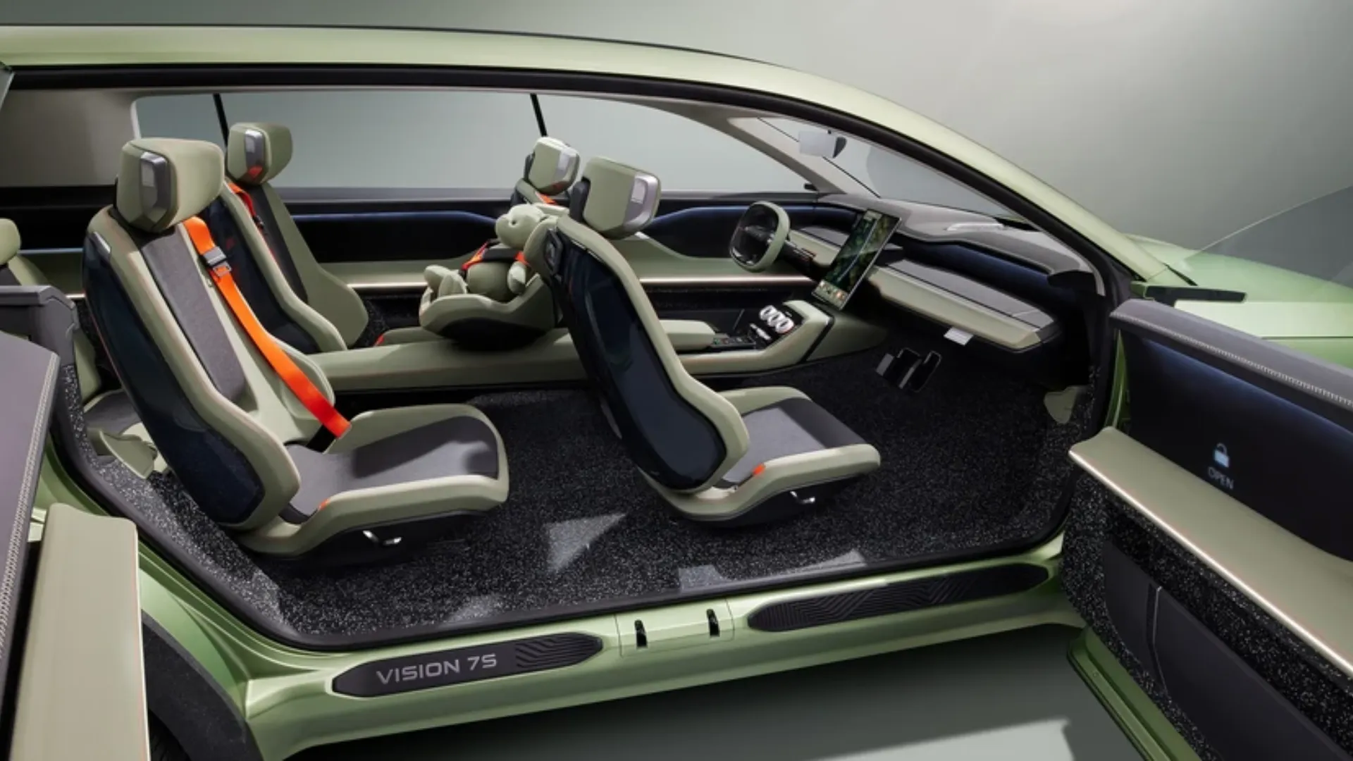 Skoda Vision 7S - Skoda Peaq - Interior