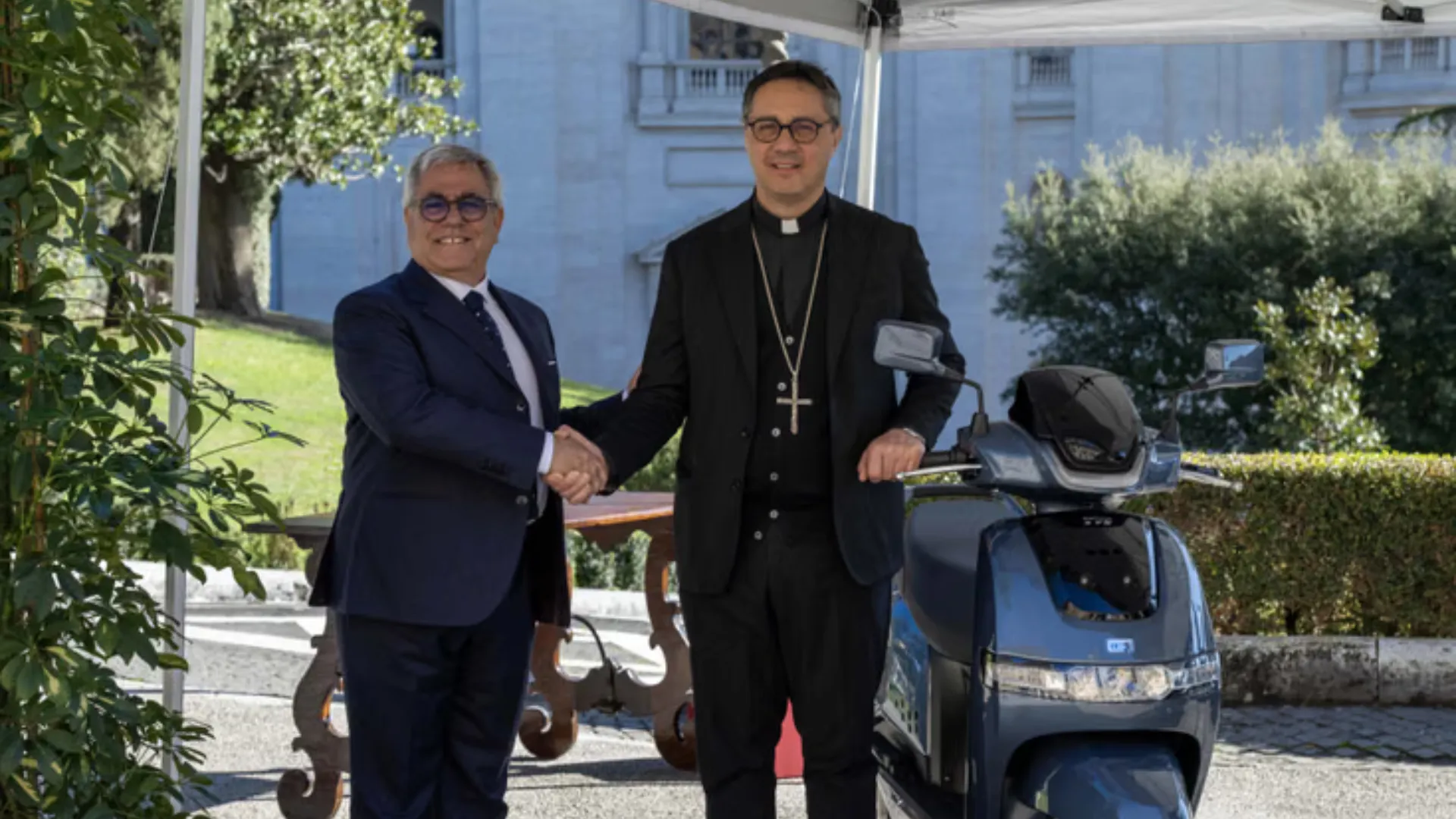 TVS Motor Delivers Electric Scooters to Vatican City State