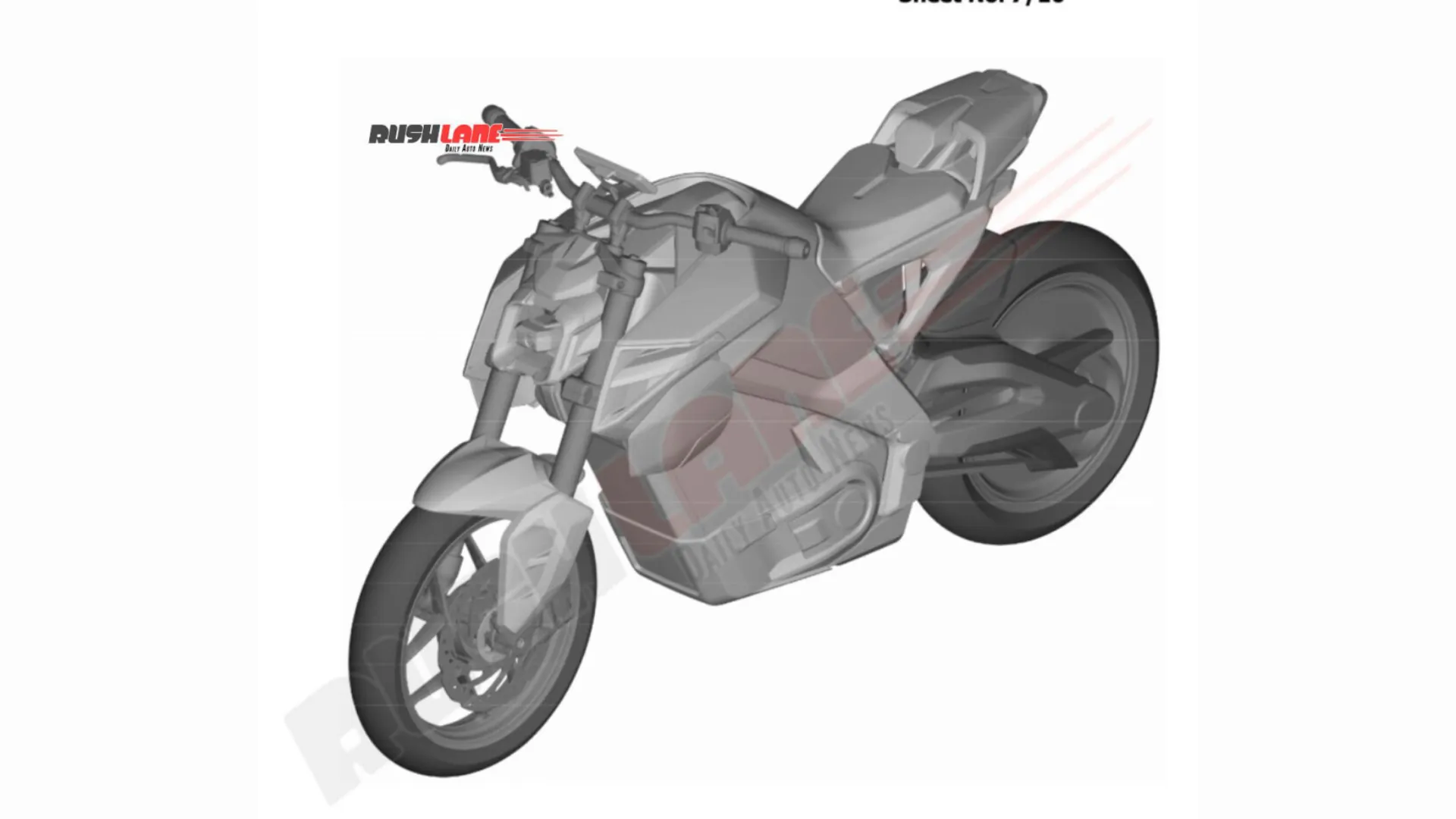 TVS eFX 3O Concept Electric Motorcycle Design Patented in India