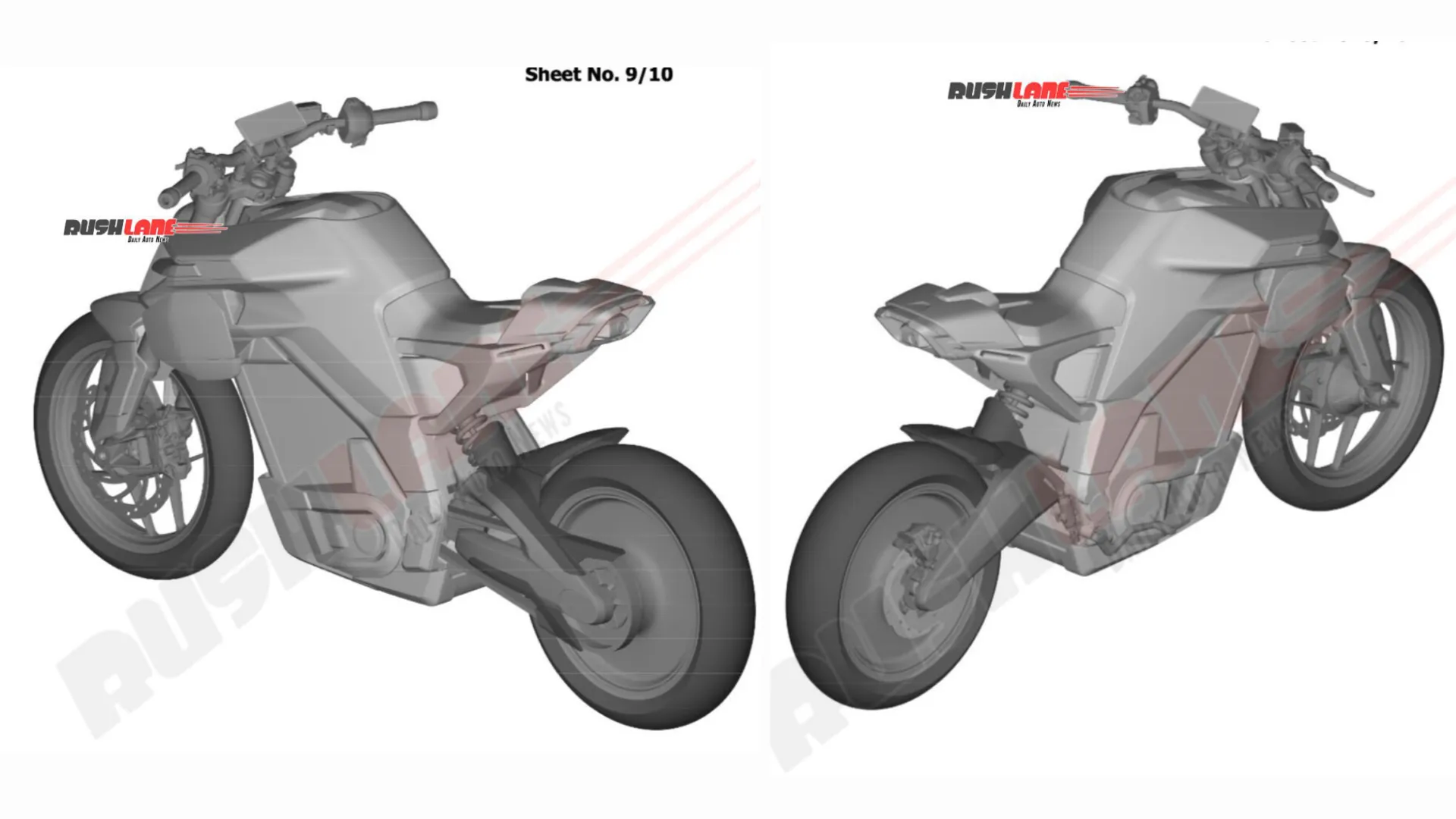 TVS eFX 3O Concept Electric Motorcycle Design Patented in India