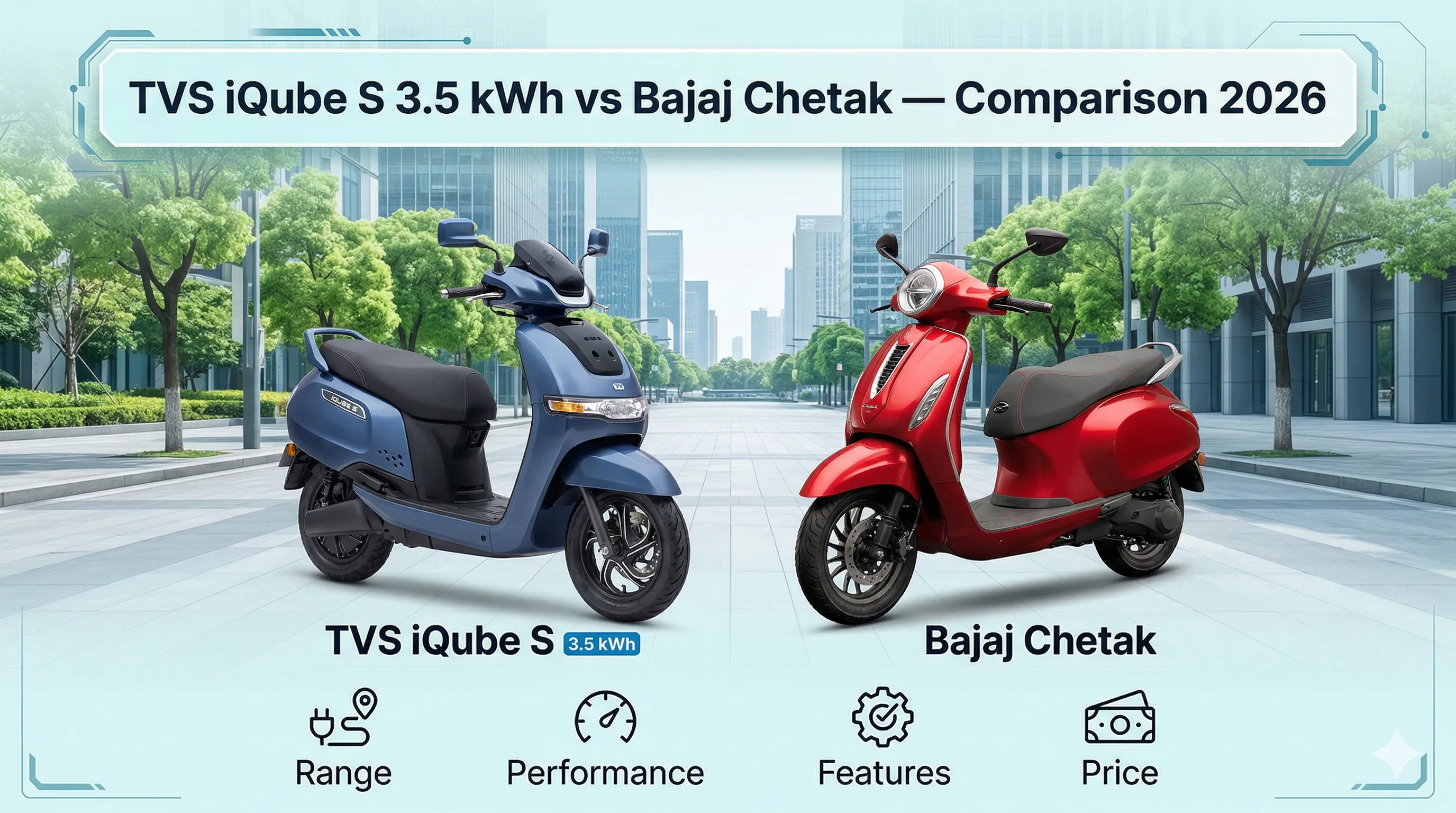 TVS iQube S vs Bajaj Chetak 3501: Which Electric Scooter Should You Buy in 2026?