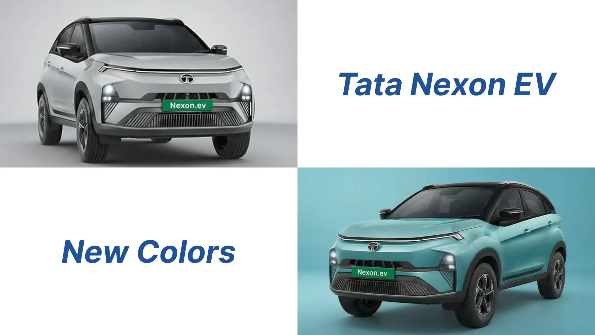 Tata Nexon EV Gets Two New Color Options