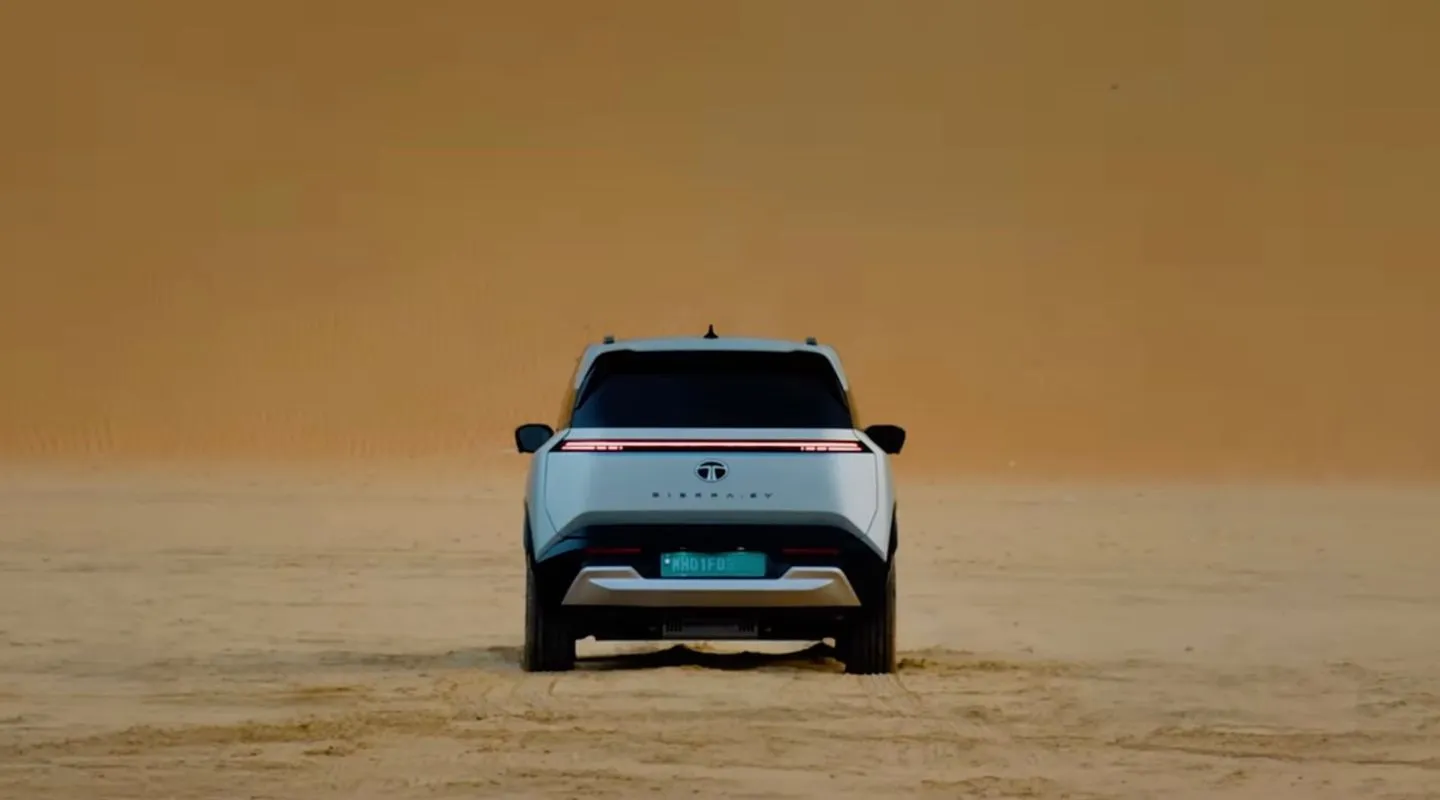 Tata Sierra EV Teaser Confirms Dual-Motor AWD Setup