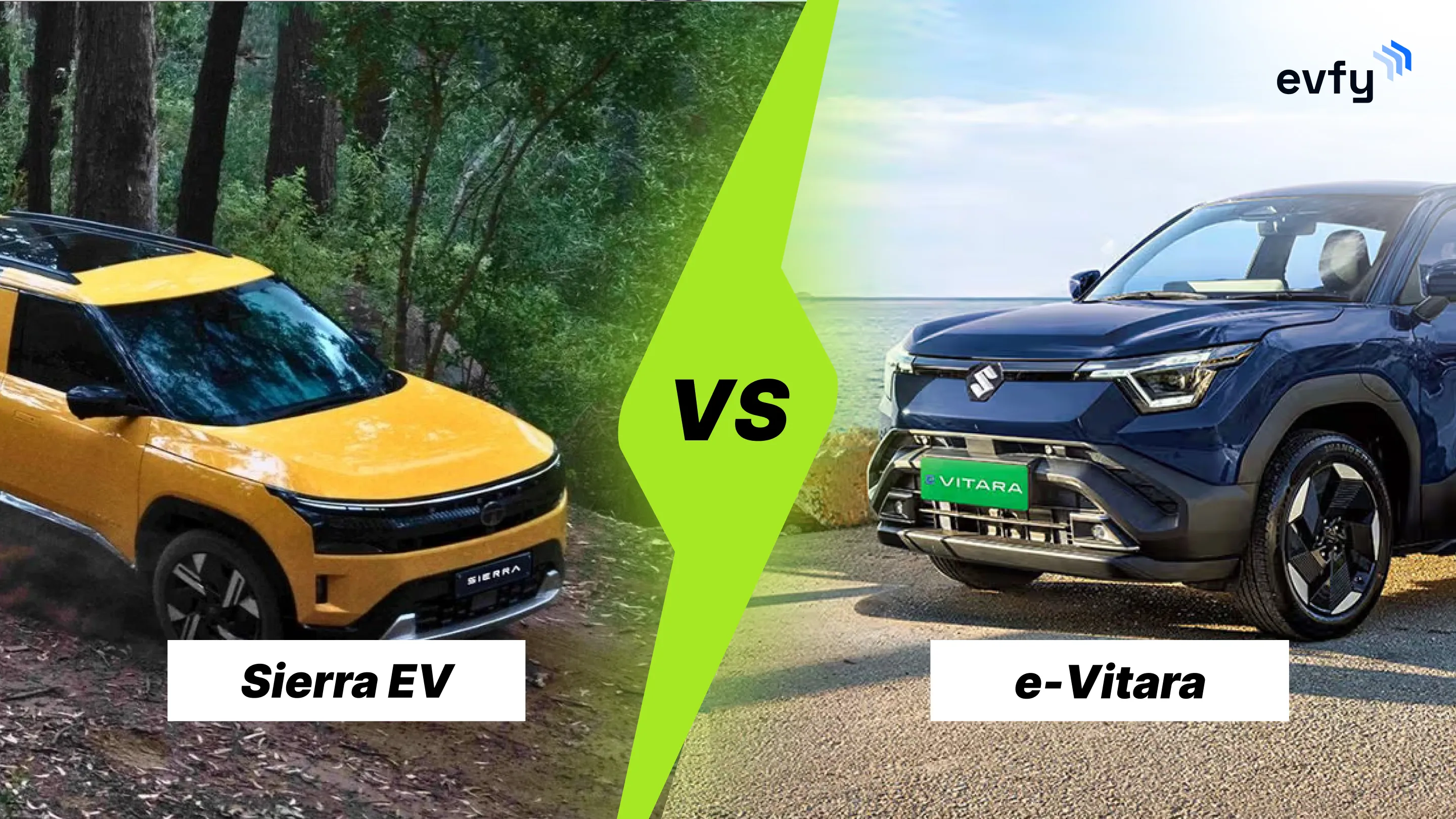 Tata Sierra EV vs Maruti Suzuki e-Vitara — Most Awaited EVs of 2026